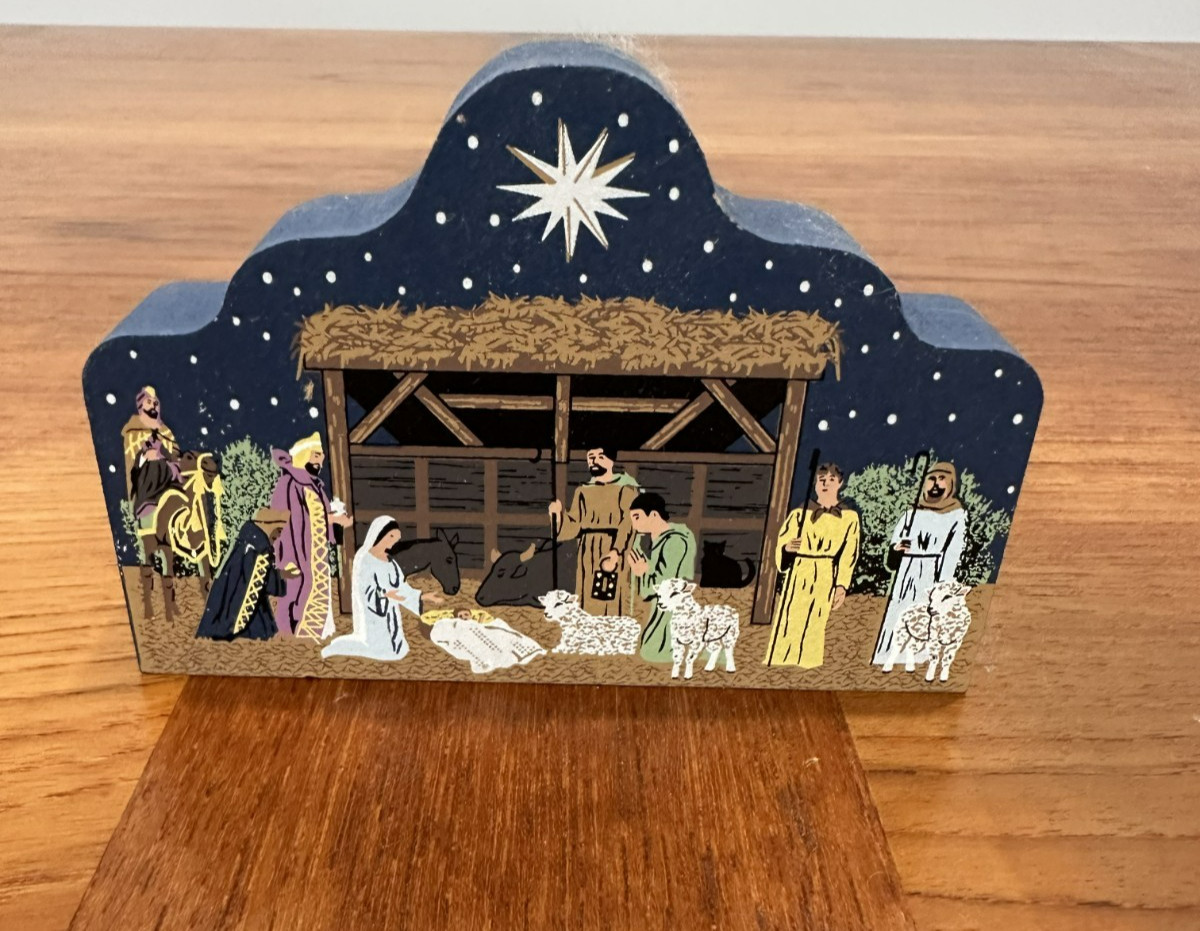 2011 Cat’s Meow Village Pennsylvania Dutch Nativity – #11-535 FREE SHIPPING