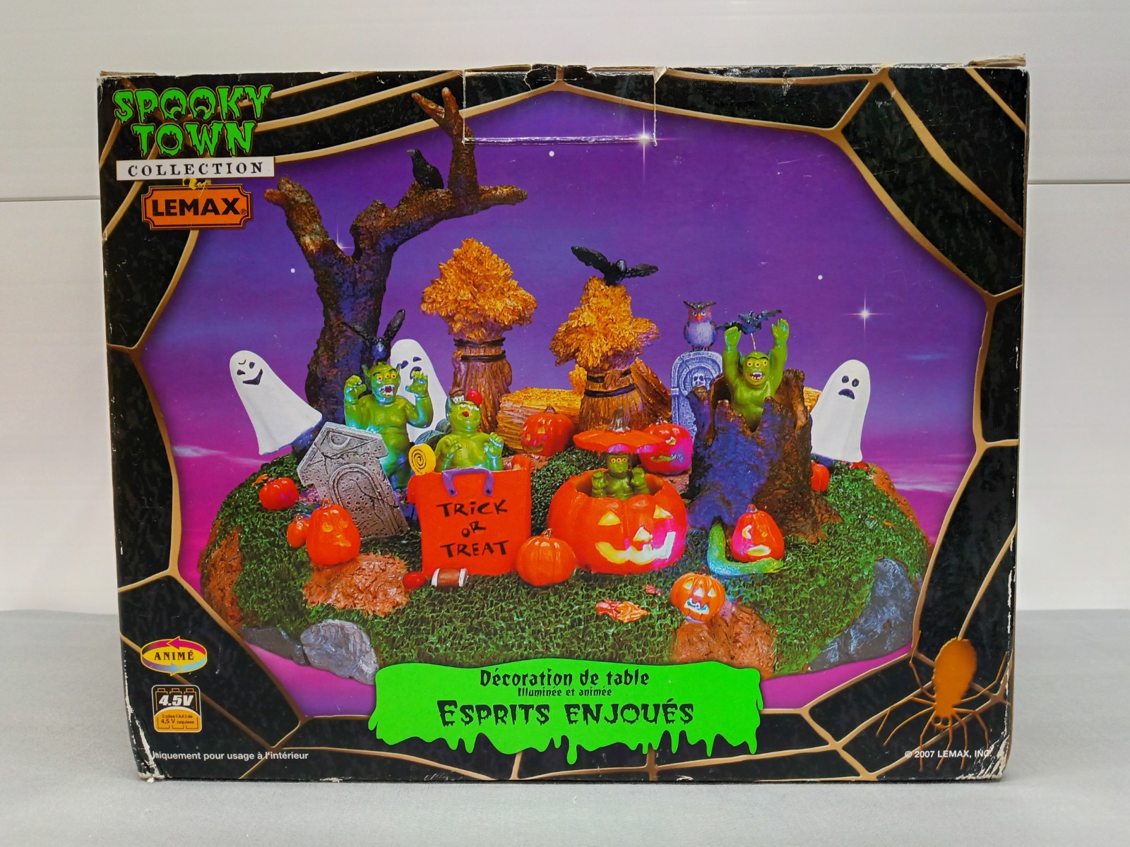 Lemax Spooky Town PLAYFUL SPIRITS Halloween Village Animated- NEW Factory Sealed
