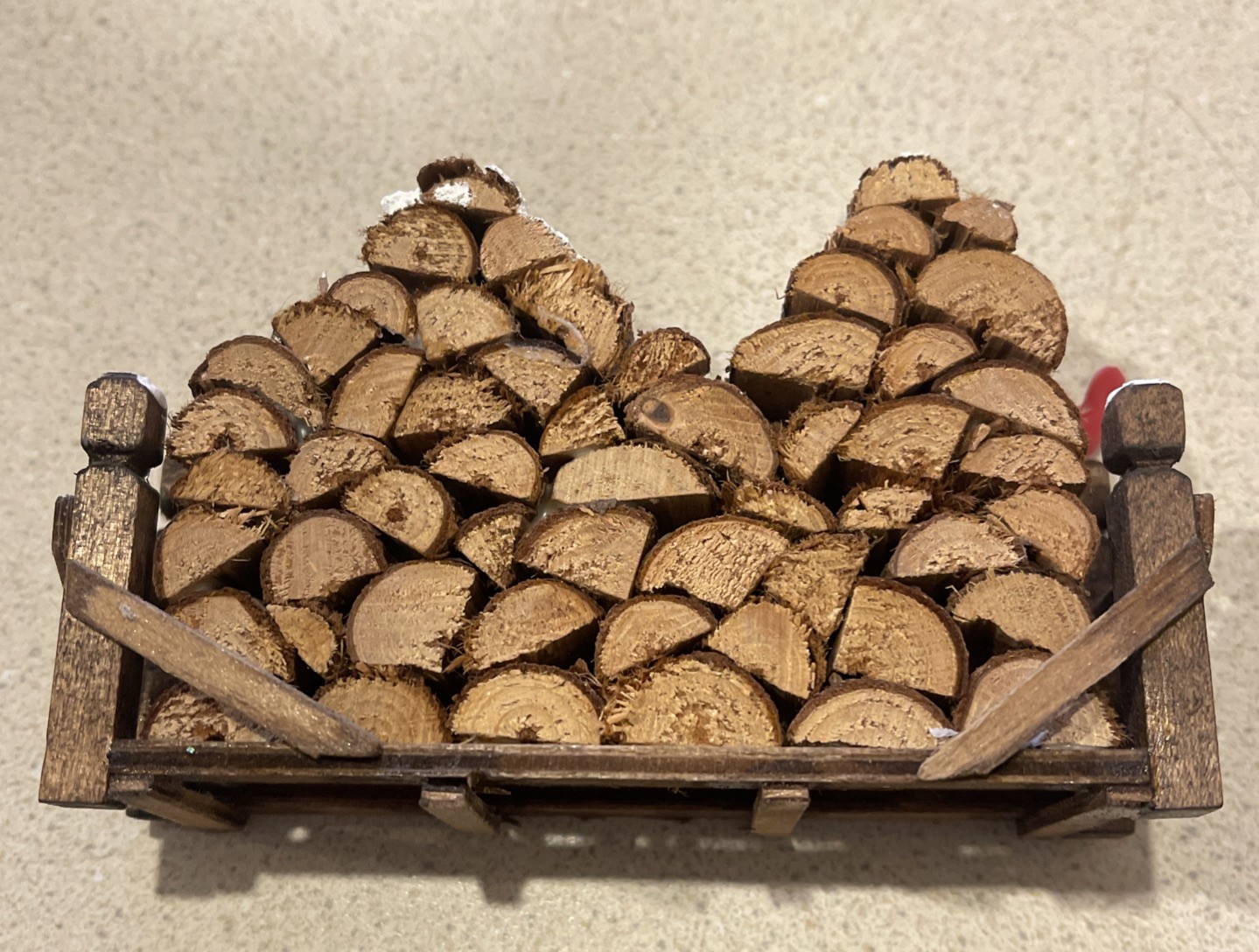 Department 56 Village Accessory Woodpile Firewood Logs Rack Of Wood