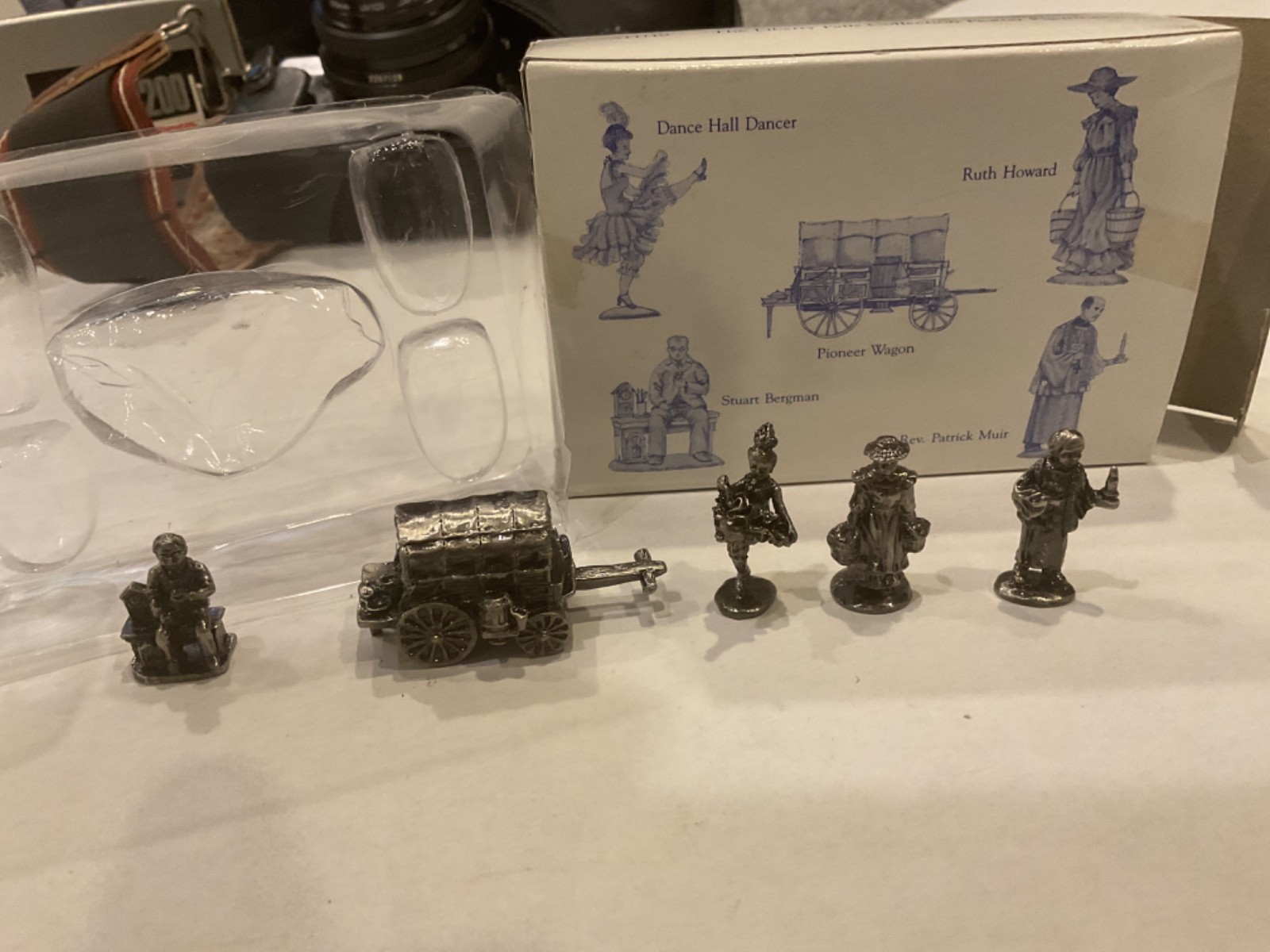 solid pewter figurines from the liberty Falls pewter collection, 1998 vintage