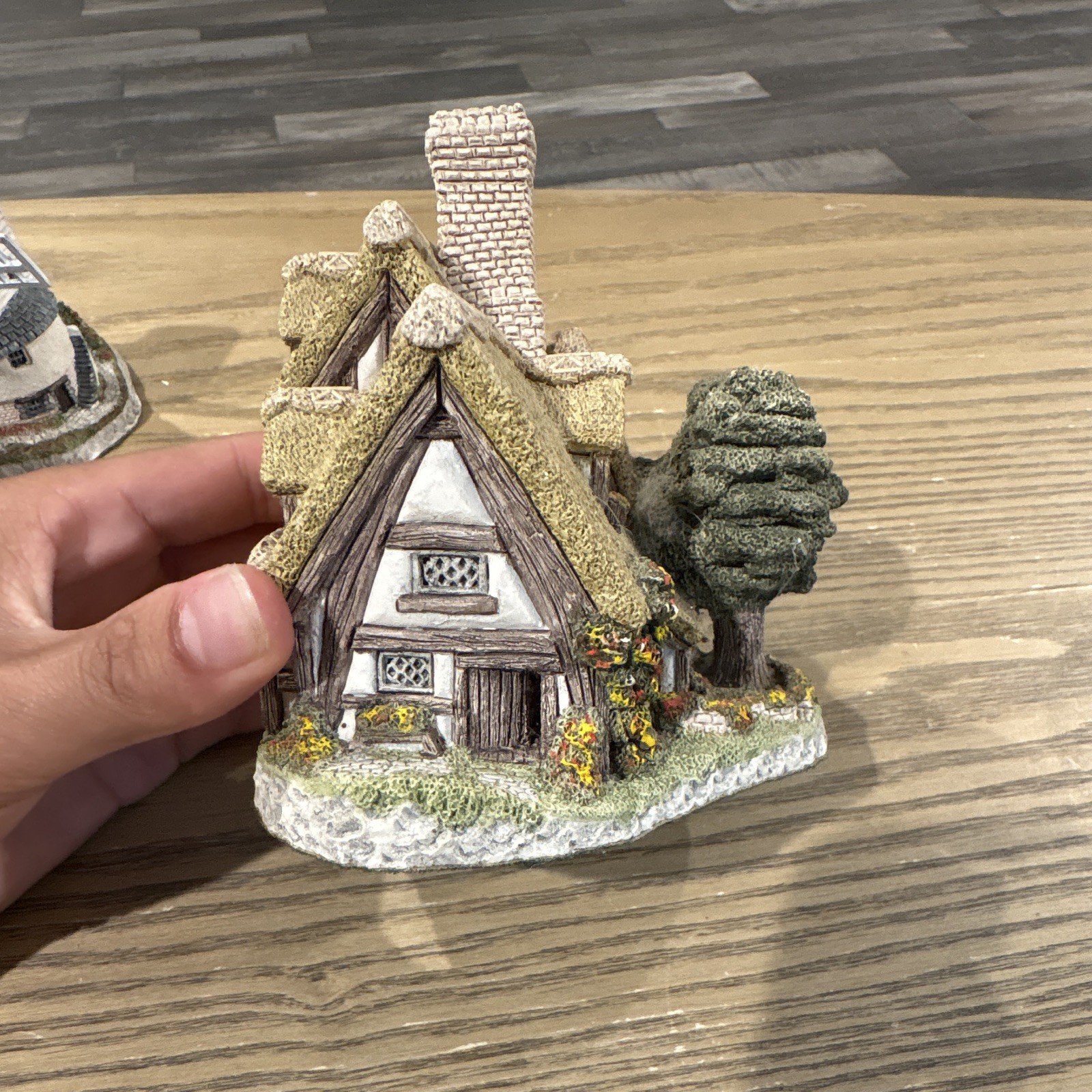 David Winter Hand Painted Handmade Village Miniature Cottages 9 pieces total