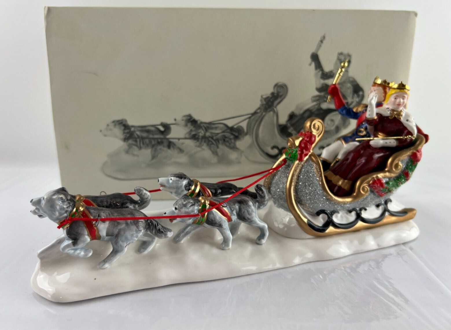 Dept 56 #54869 Snow Carnival King & Queen Snow Village Christmas Accessory