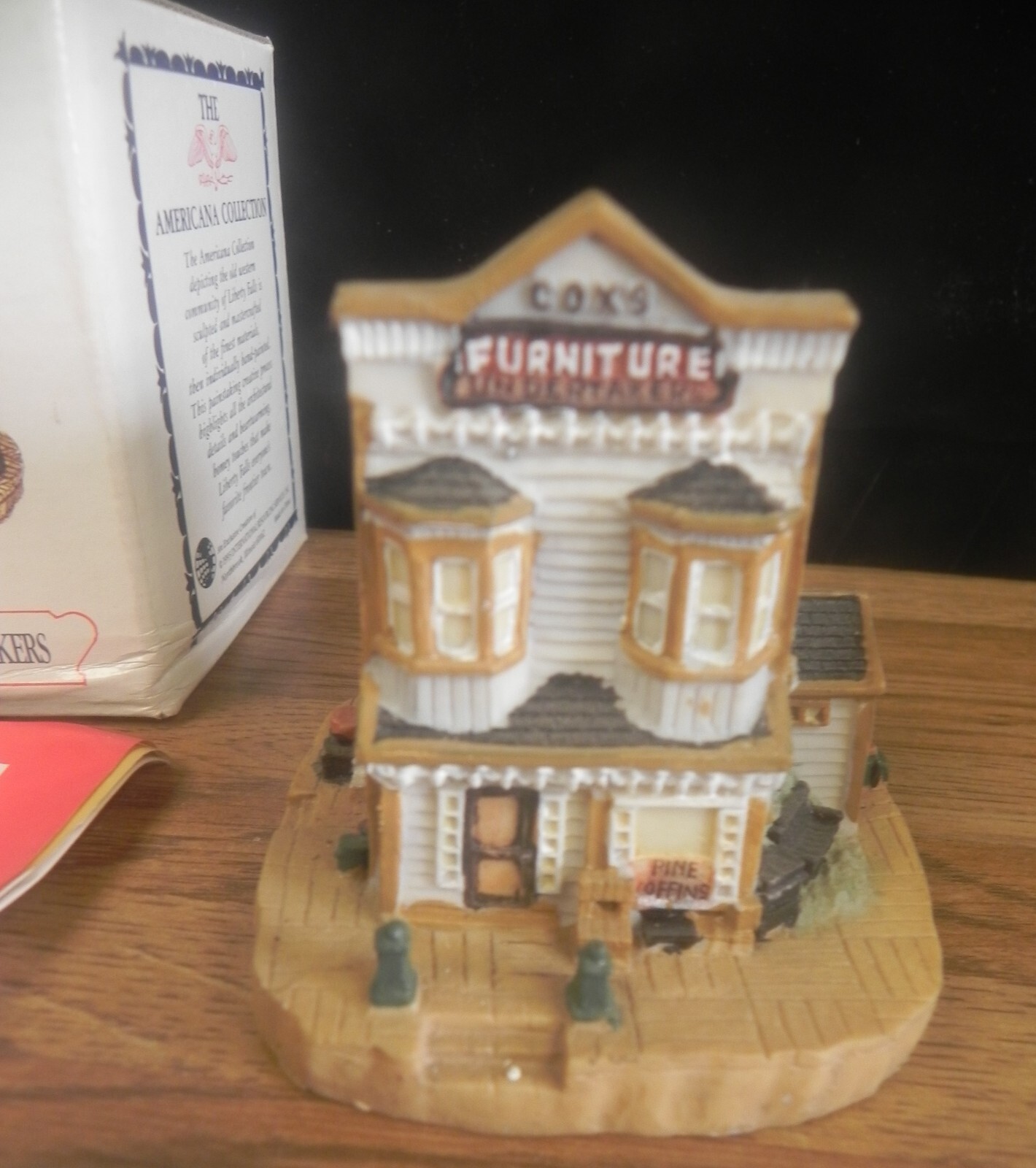 1993 The Americana Collection Liberty Falls COX FURNITURE AND UNDERTAKERS