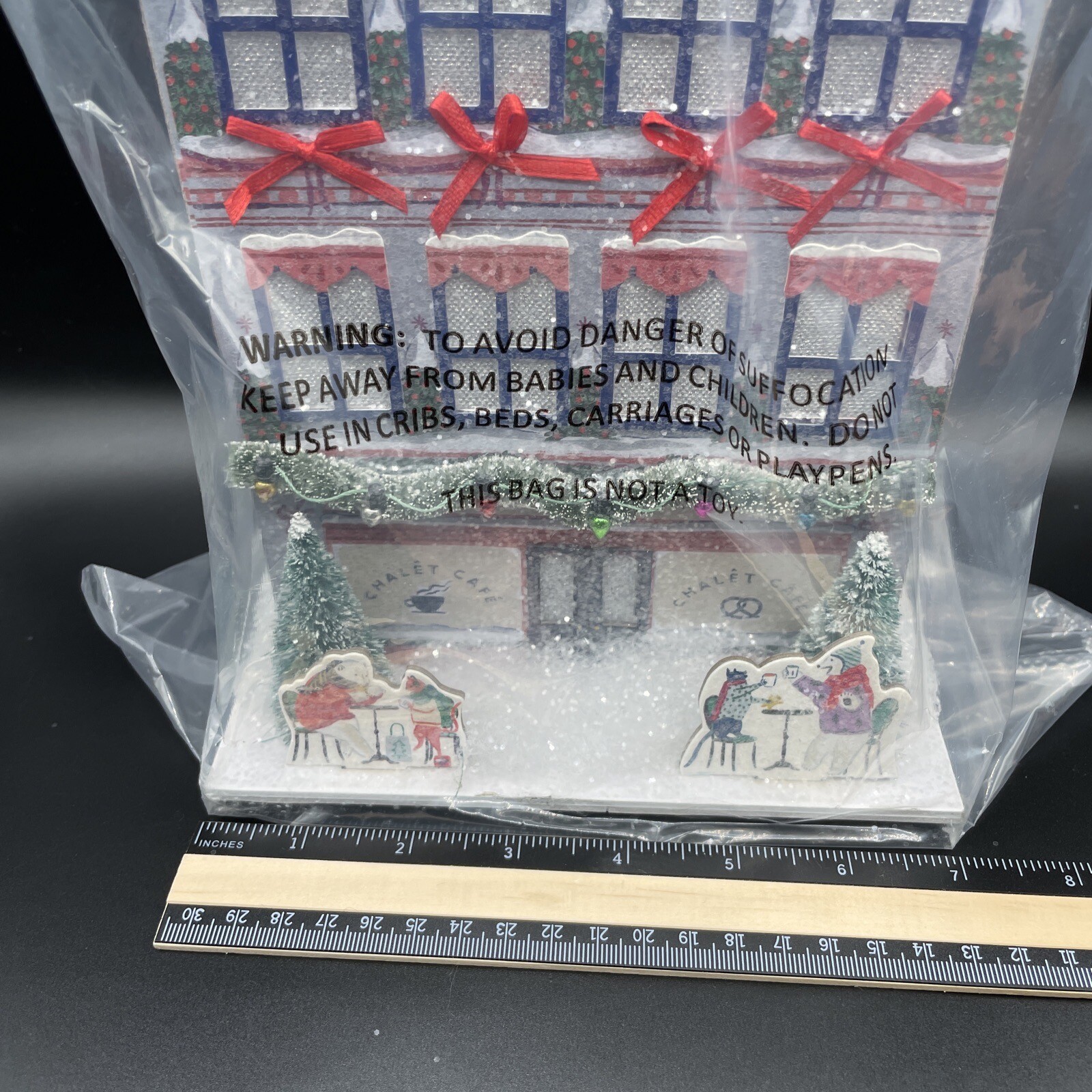 Anthropologie George & Viv Light-Up Village Chalet Cafe Shop Emily Taylor New