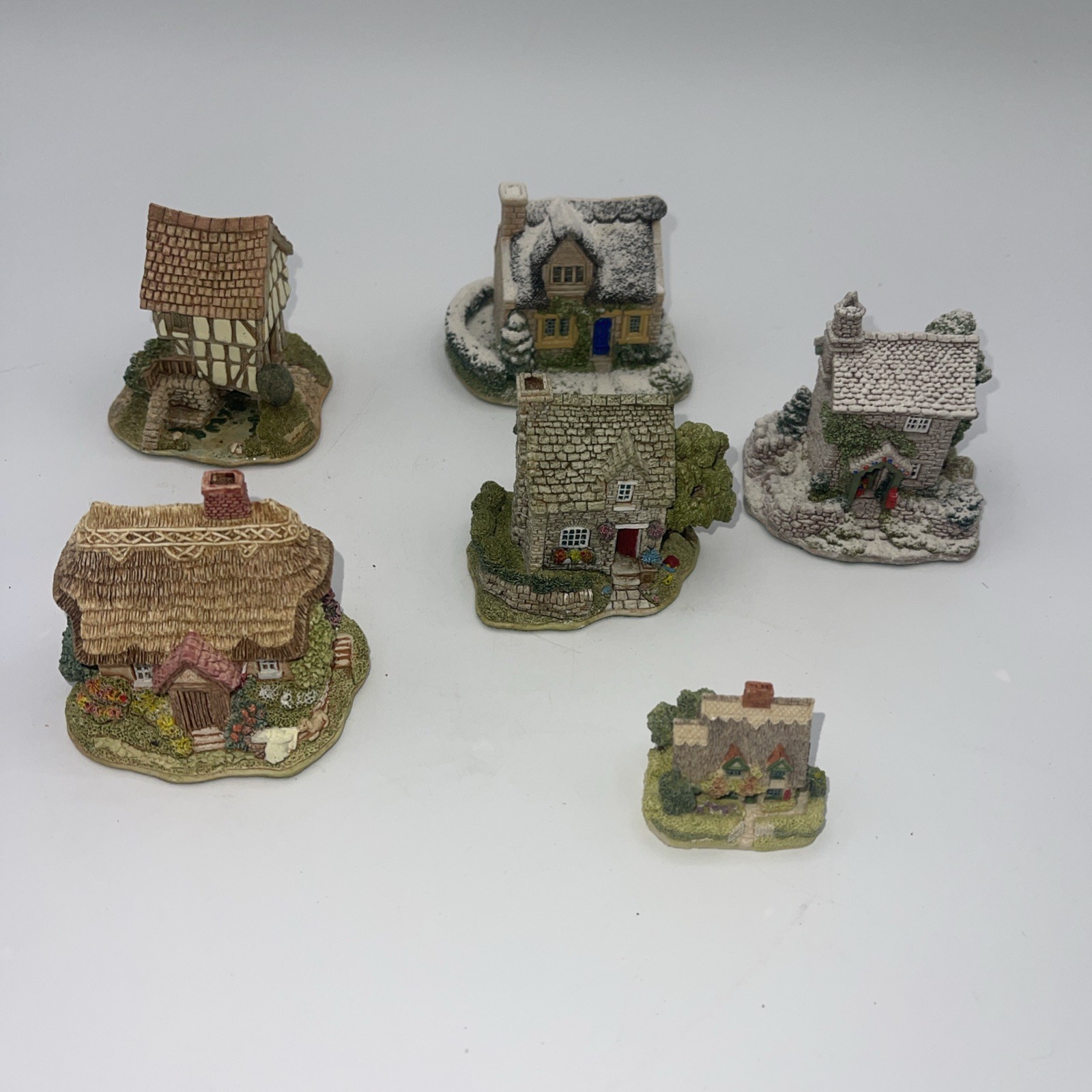 Lilliput Lane Cottages Lot Of 6 No Boxes