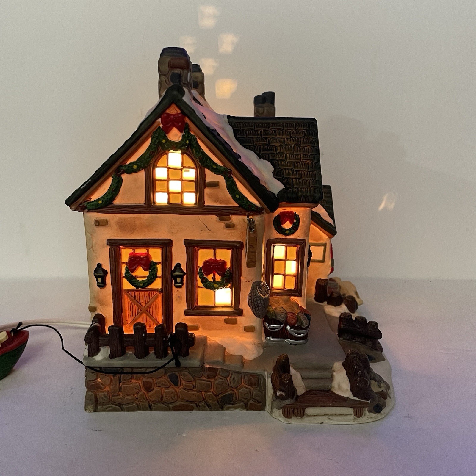 Vintage Santa’s Workbench Collection Classic Series Rod & Reel Bait Shop 1999