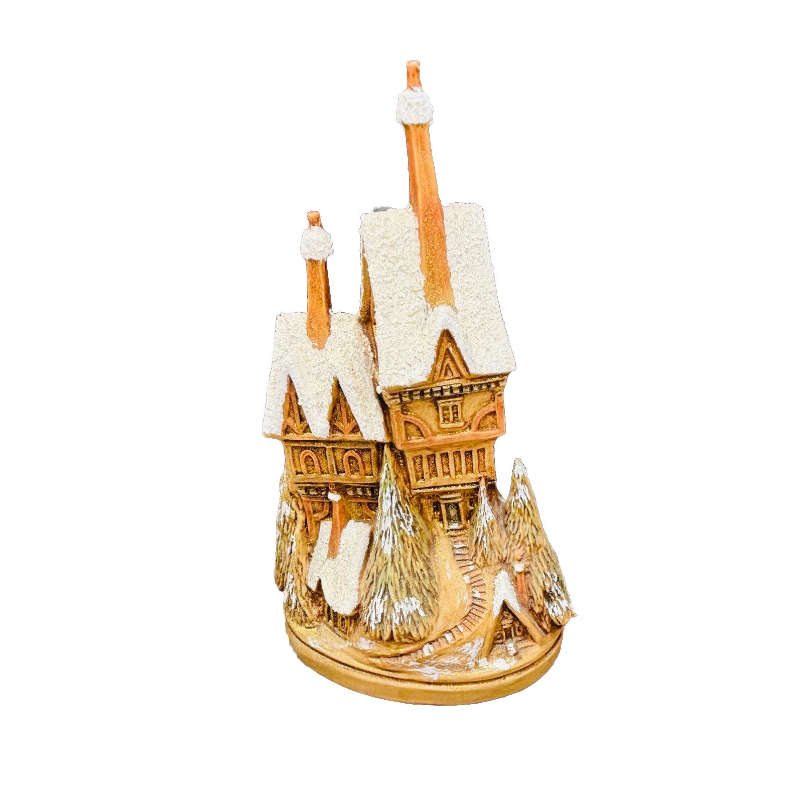 fairy garden christmas village castle church cathedral