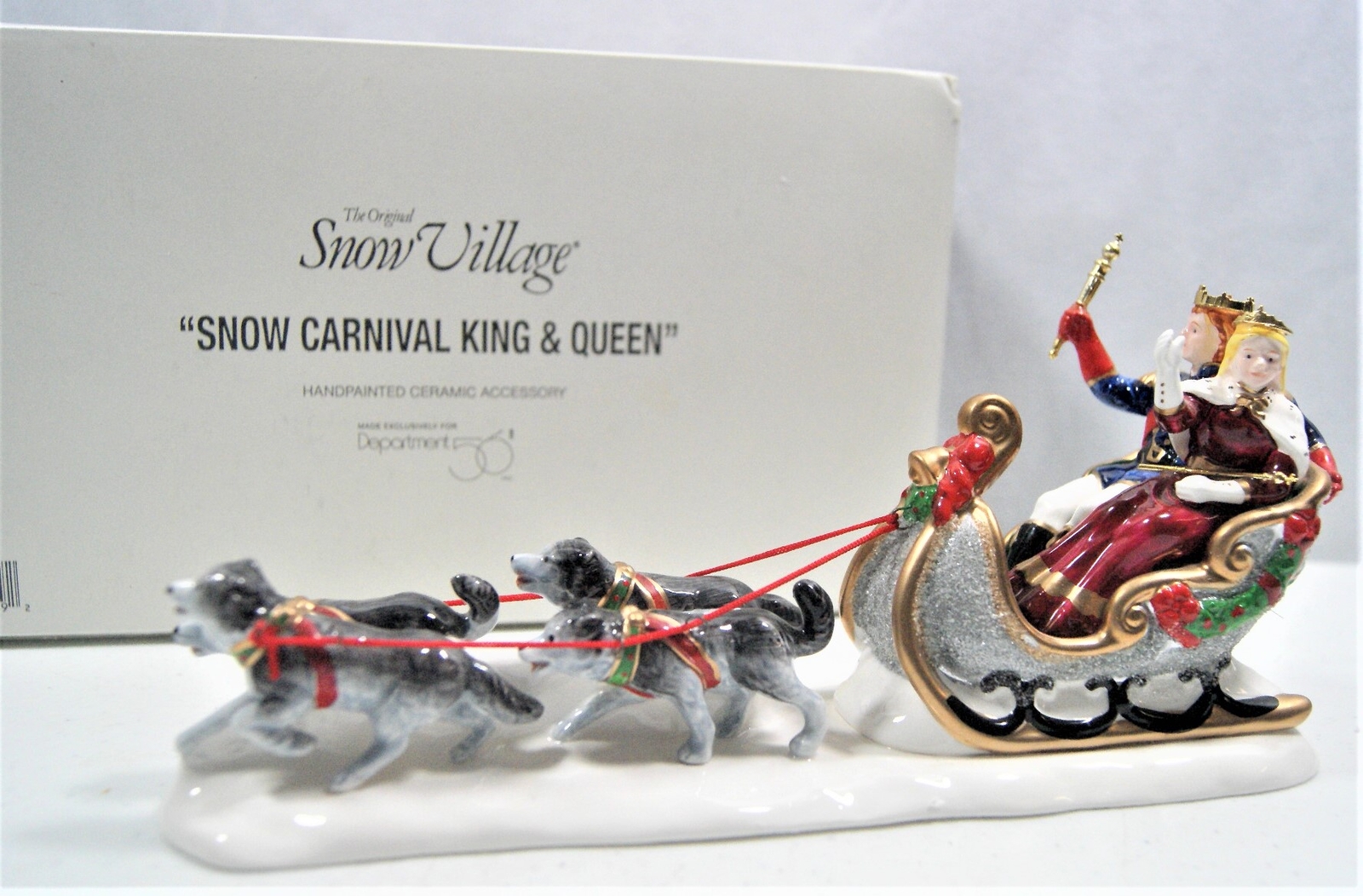 Department 56 Snow Carnival King & Queen Christmas Accessory Figurine