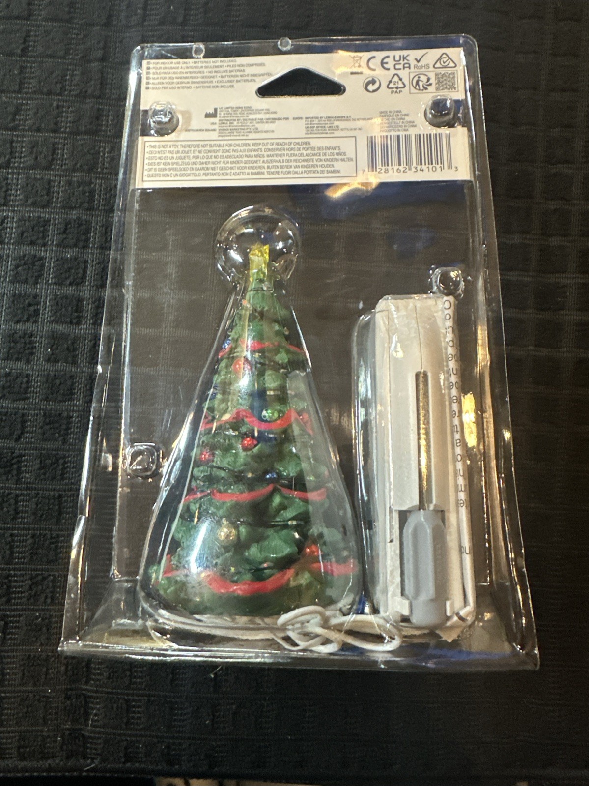 Lemax® Joyful Christmas Tree 4.84″ inch Tall Lighted Accessory #34101