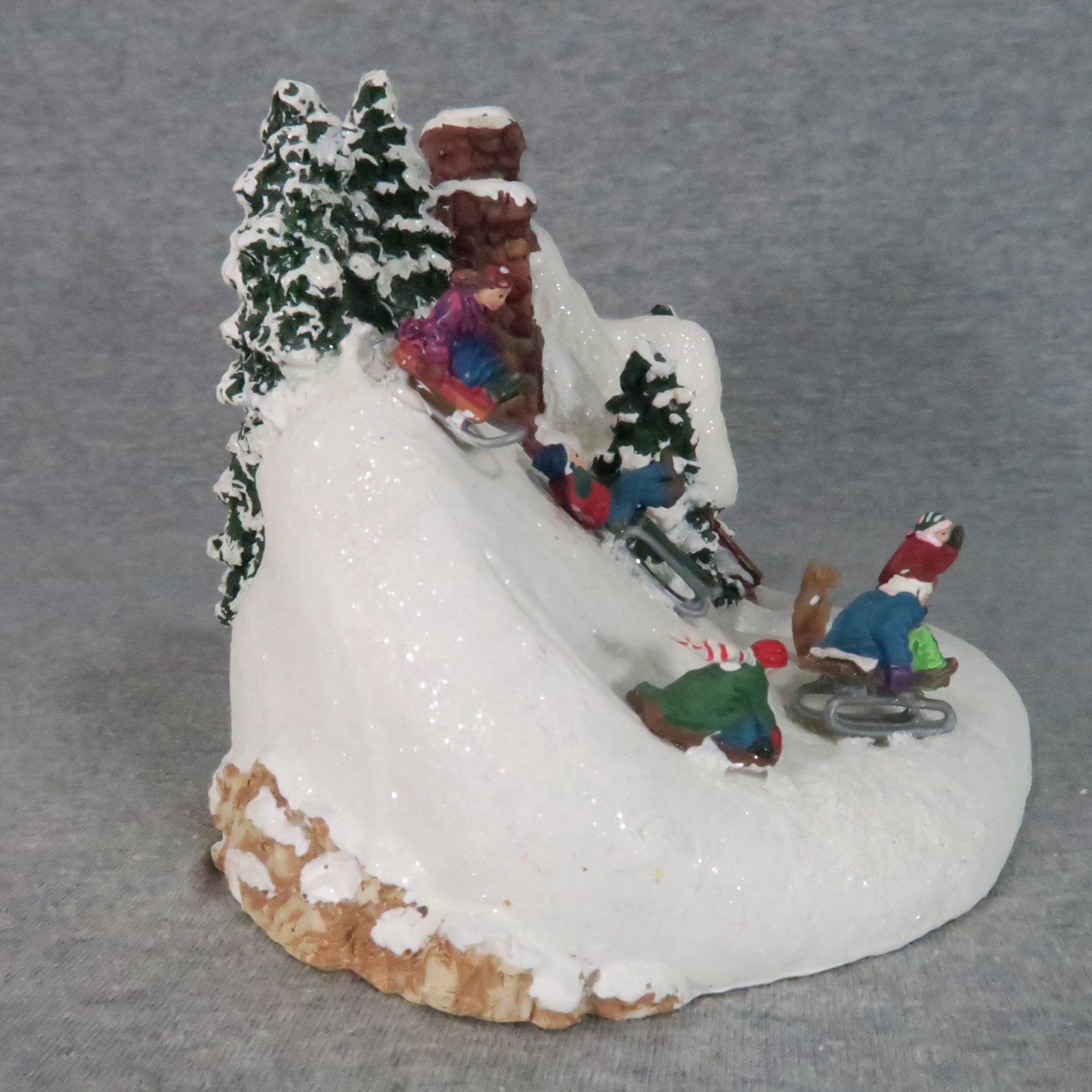 Thomas Kinkade Sleigh Ride 2009 Lighted Christmas Village House Teleflora