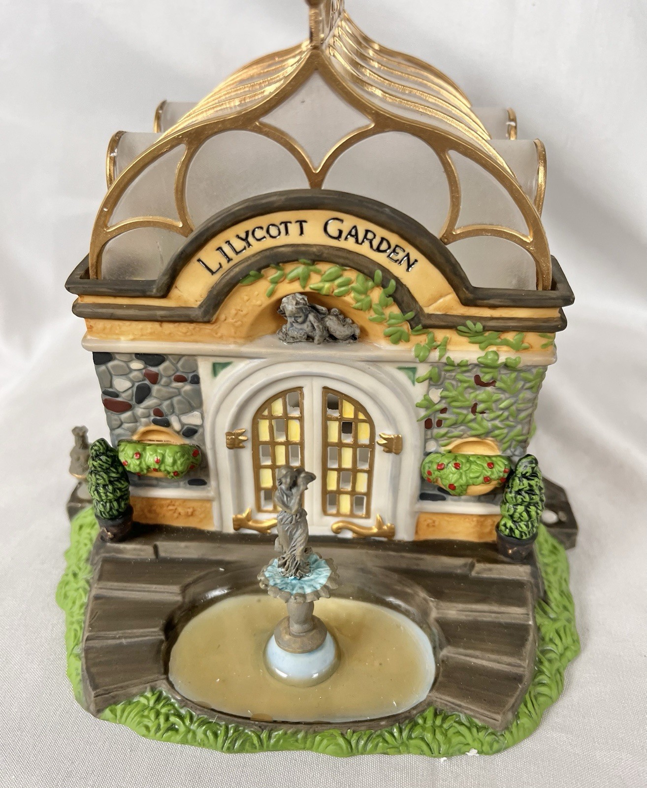 Dept 56 Dickens Village Series LILYCOTT GARDEN CONSERVATORY #56.58475 Open Box