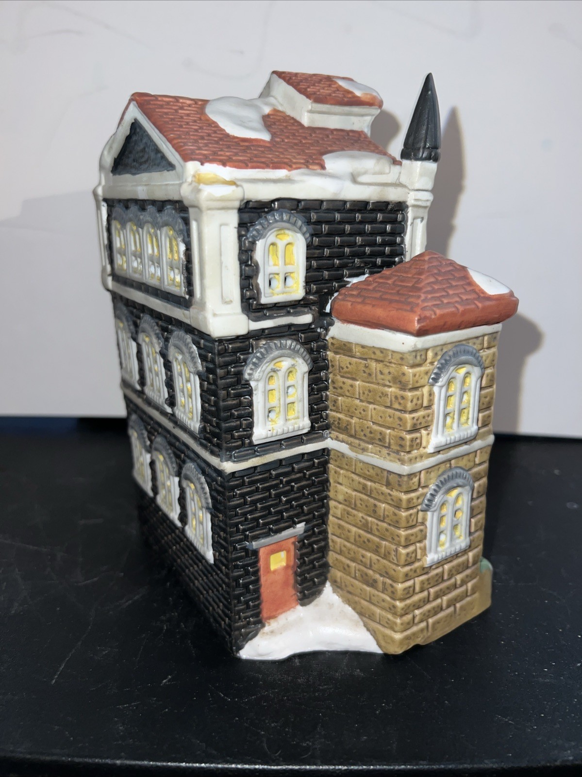 VINTAGE 1995 Trim A Home City Hall Christmas Village Building Smoke FREE Home