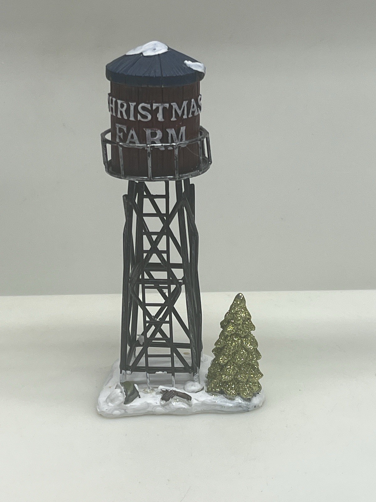 Holiday Time Christmas Farm Water Tower