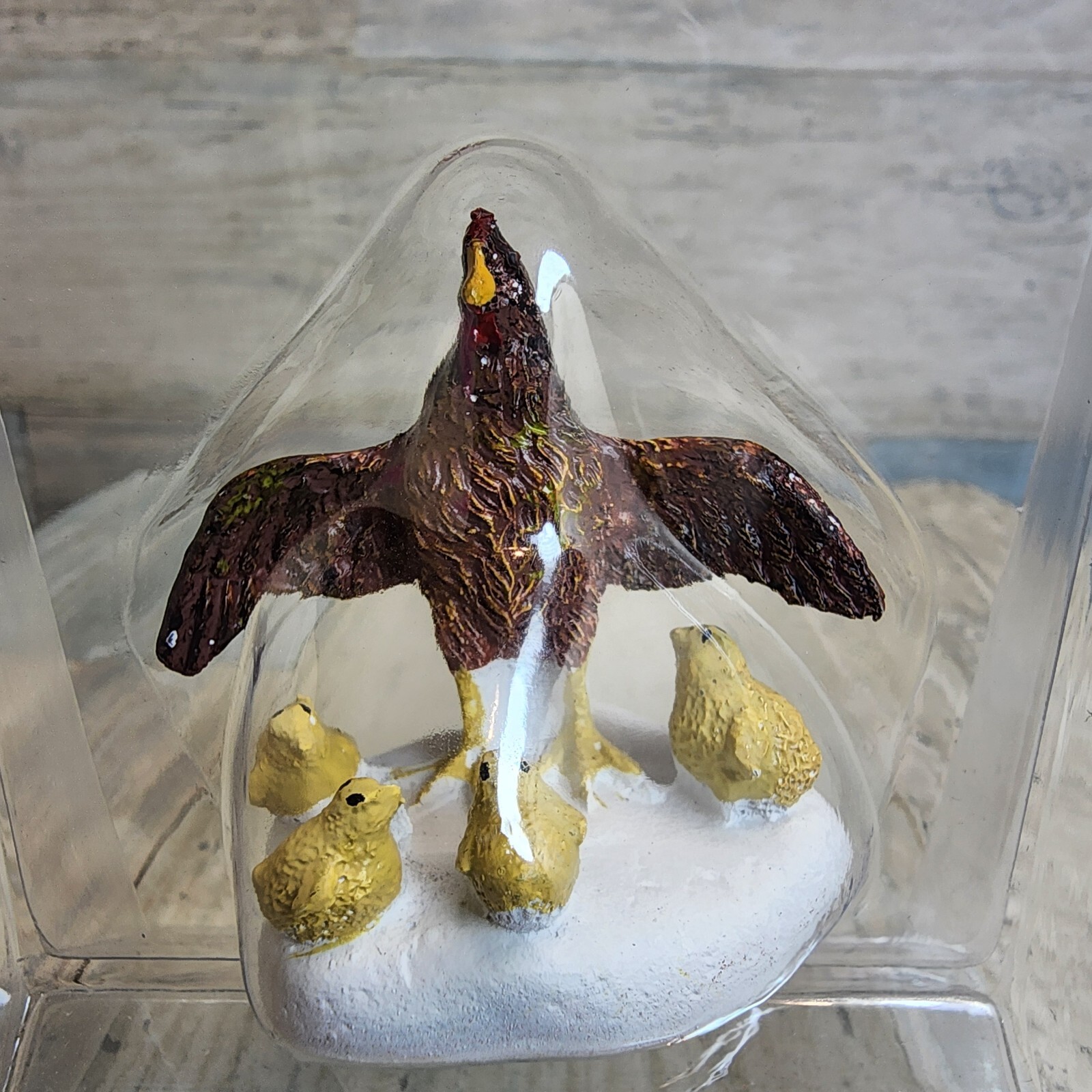 Holiday Time Christmas Village Accessory Chicken Family