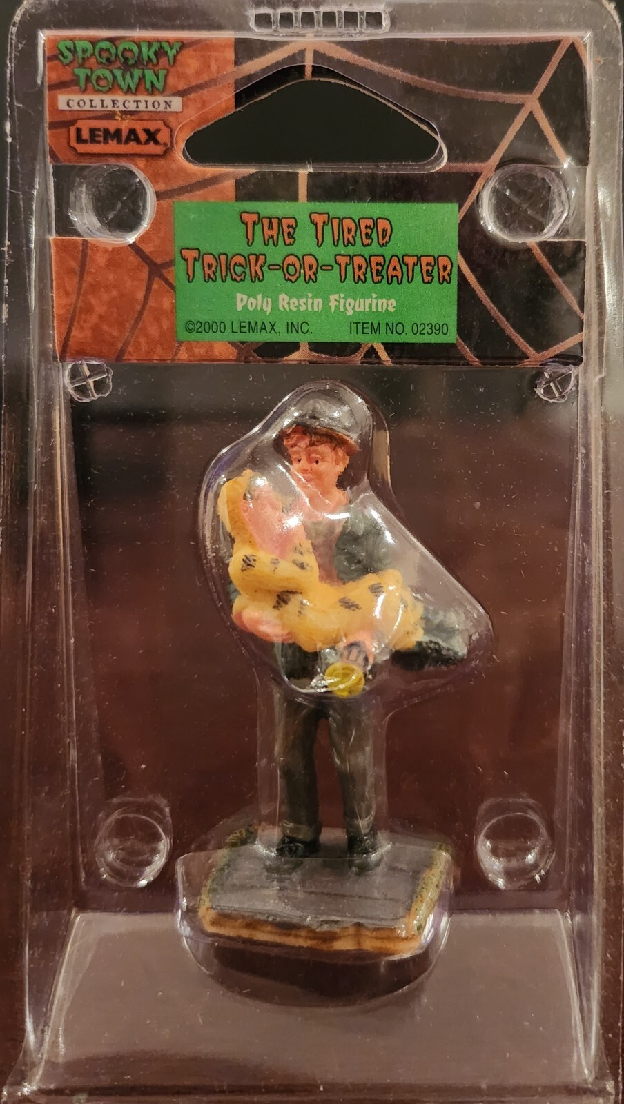 Lemax Spooky Town THE TIRED TRICK OR TREATER #02390 • RETIRED • NIB