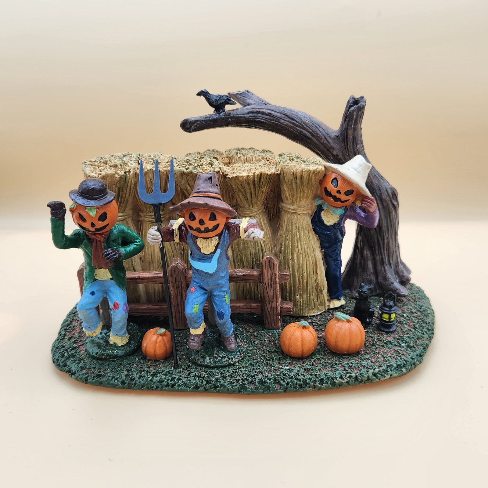 Lemax Spooky Town Halloween Village Table Accent Sinister Scarecrows 93417 2019