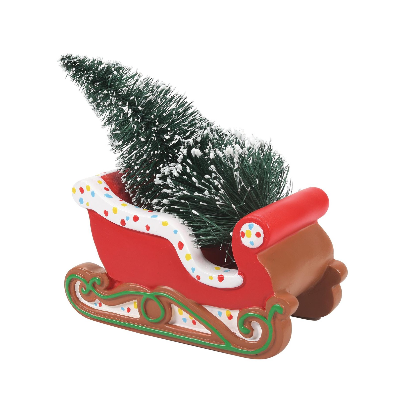 Department 56 Village Cross Product Gingerbread Christmas Sleigh 6009795
