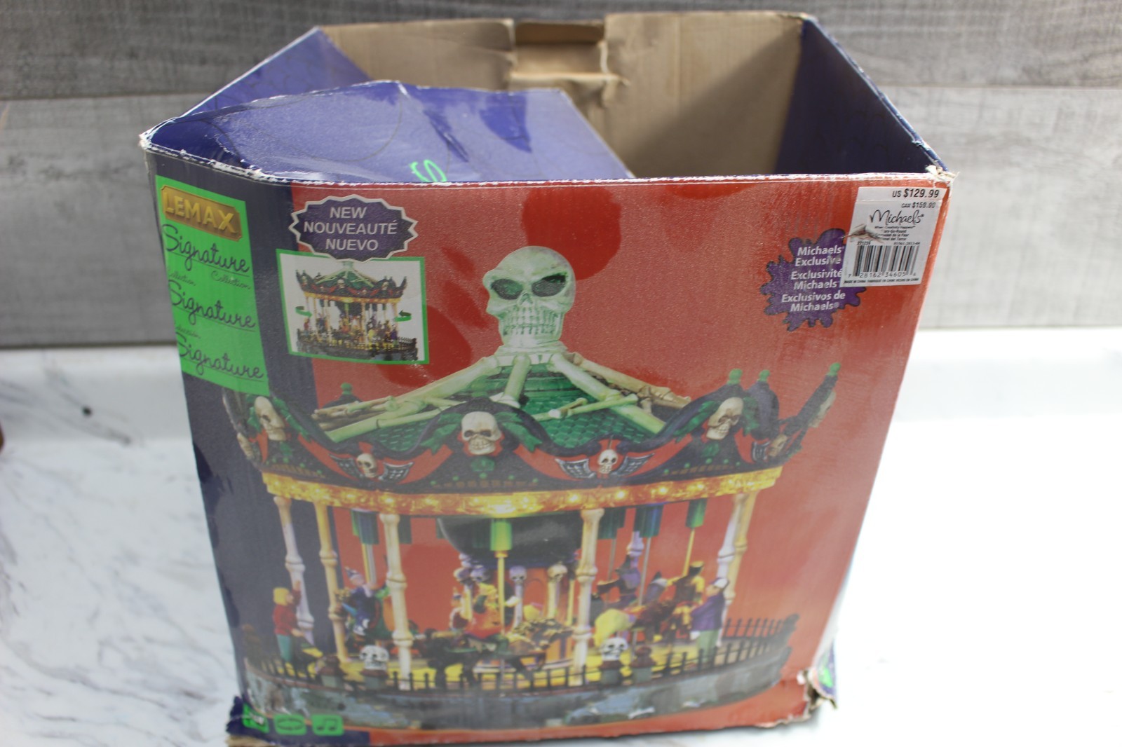 Lemax Spooky Town Scary-Go-Round No adapter (Untested)