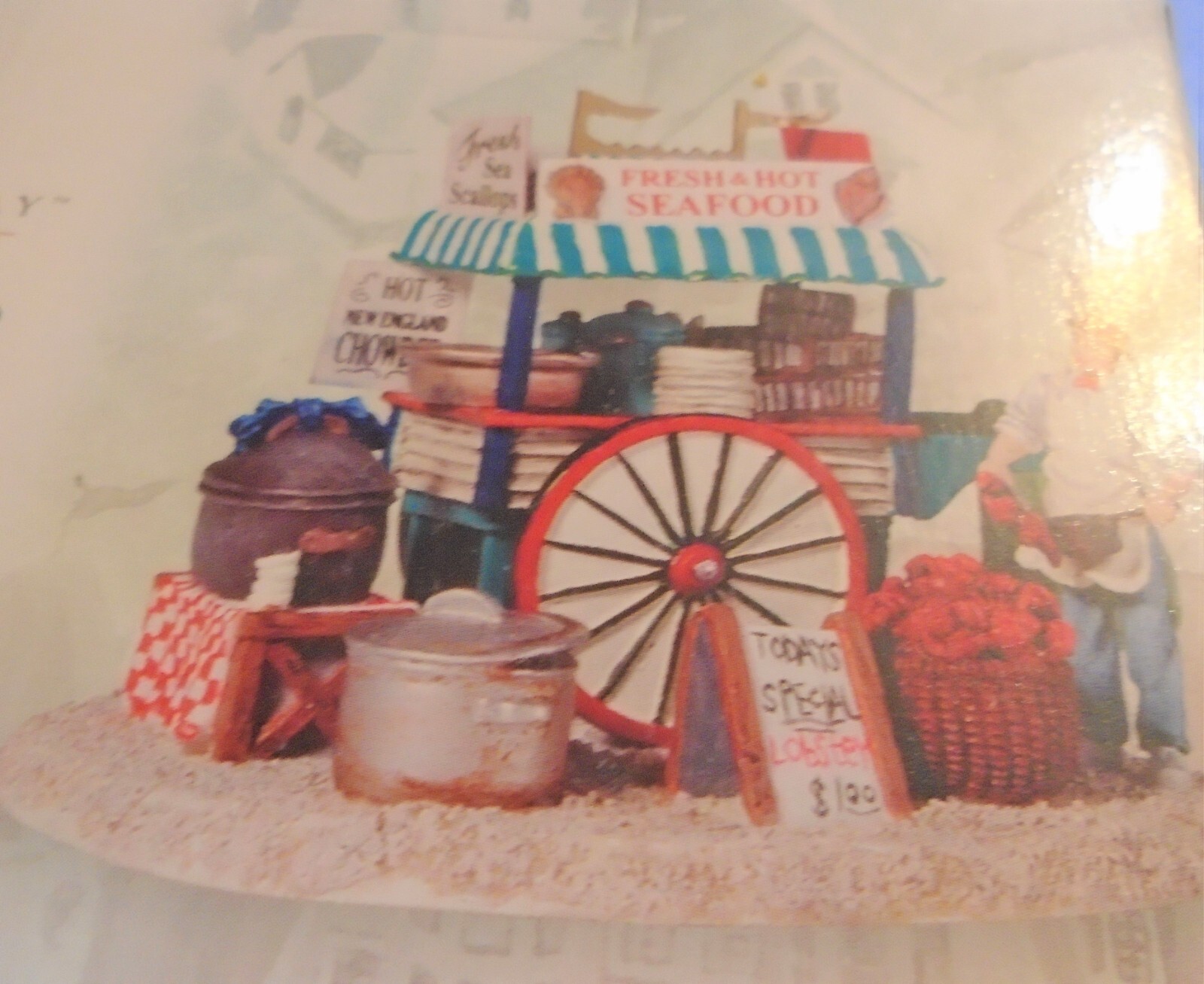 Dept. 56 Seasons Bay Accessory Fresh Seafood by the Shore NEW IN BOX
