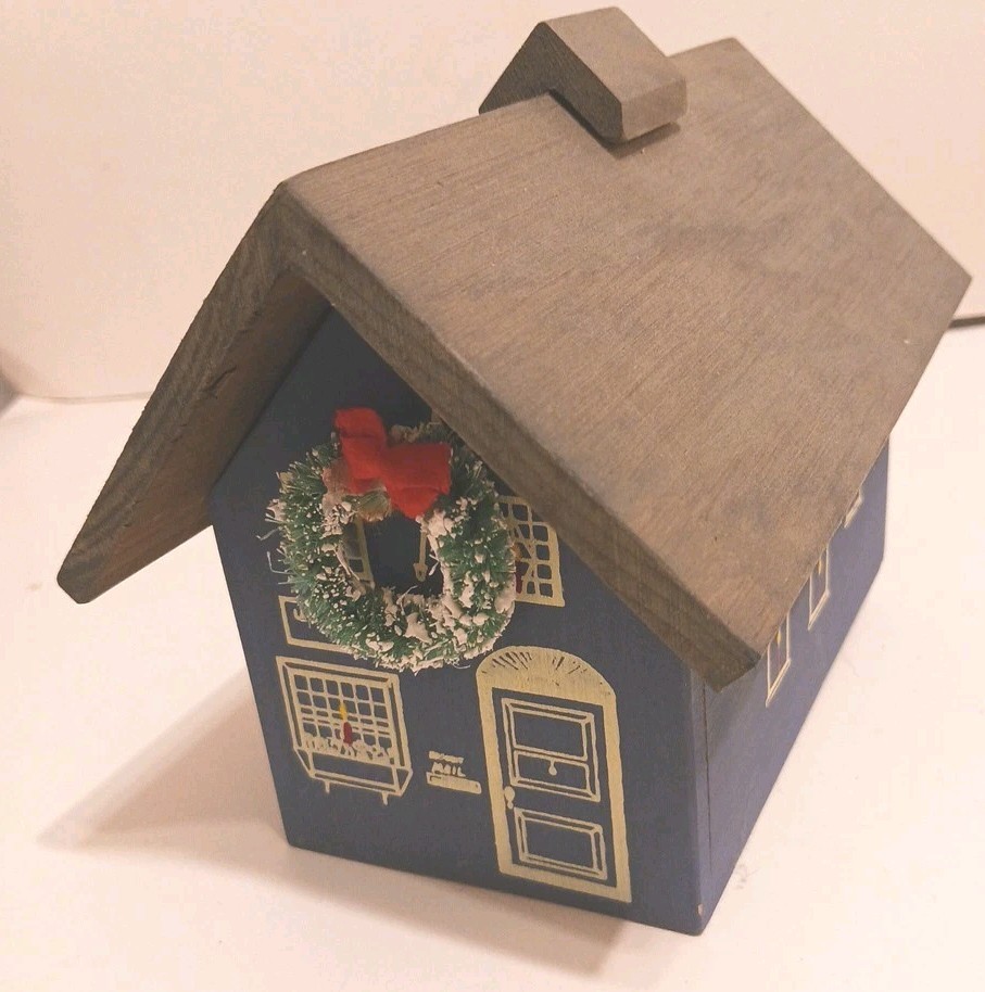 10 Pc Vtg Kittery Graphics Boxville 6″ Little Box Country Village Trinket Boxes