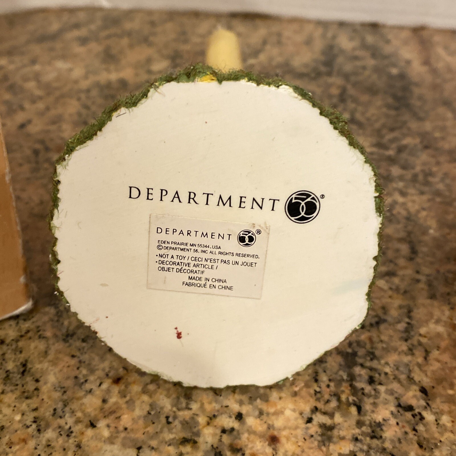 2001 Department 56 Thanksgiving Lighted House Lights Work (Original Candles)