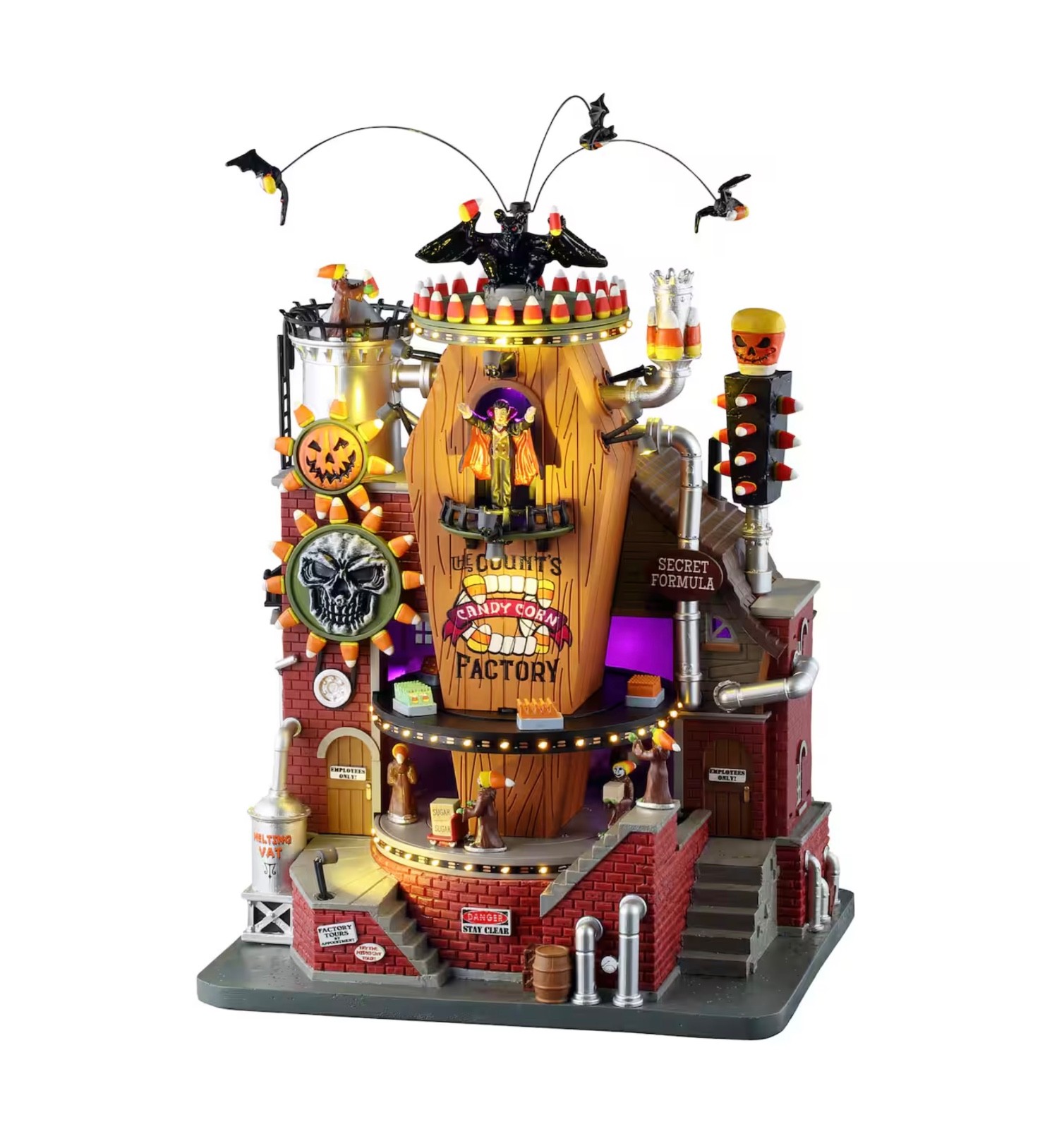 Lemax Spooky Town – THE COUNT’S CANDY CORN FACTORY – #55299 NEW
