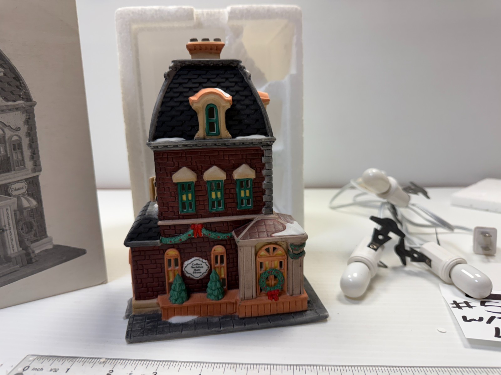 Dept 56 Heritage Village Christmas in the City Haberdashery #55310 from 1992 -#5