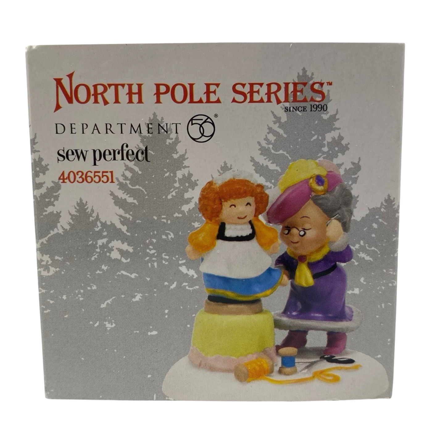 Dept 56 Sew Perfect North Pole Series 4036551 Elf Doll 2014 NEW