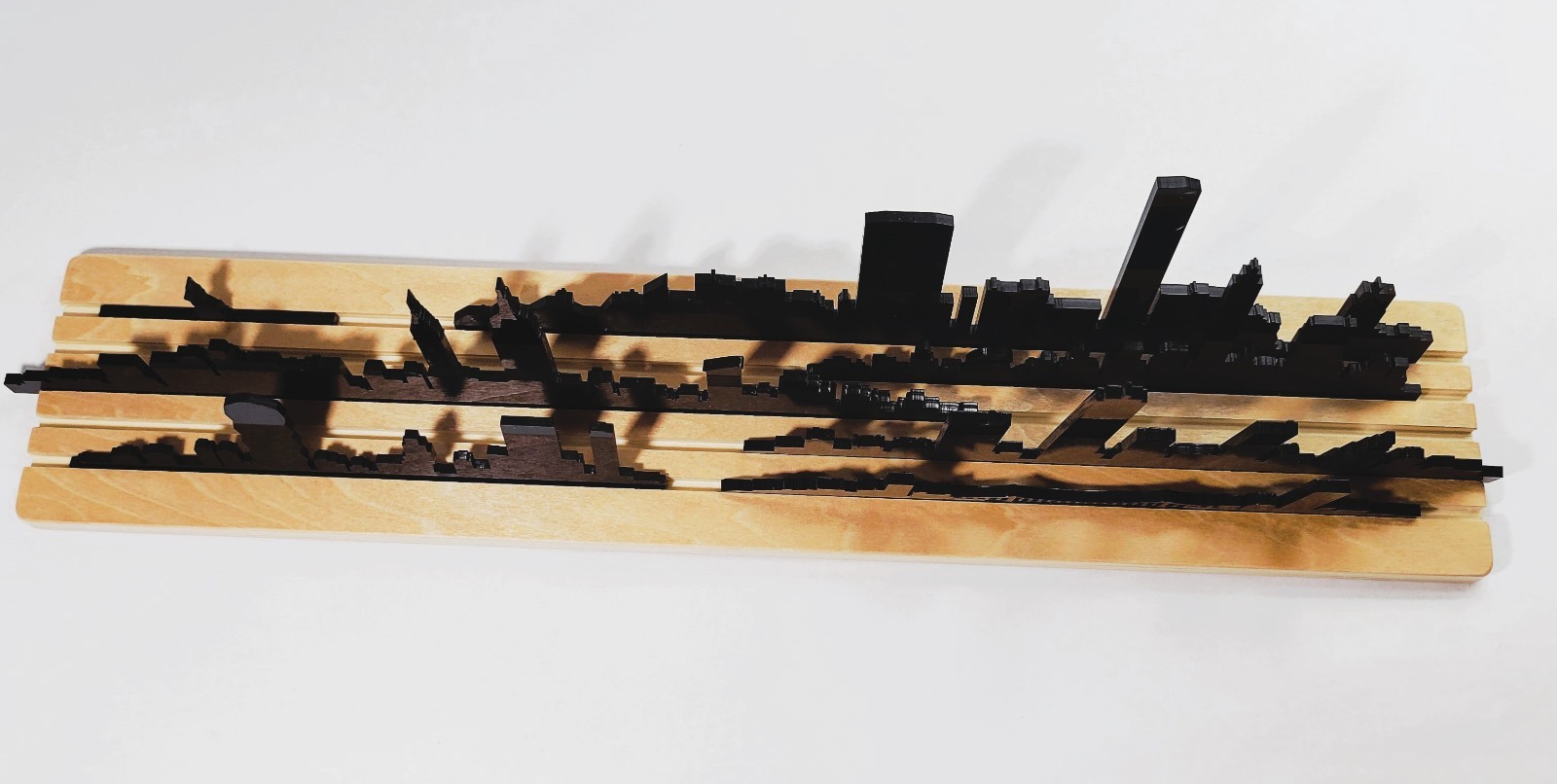 Shapes of New York 3D Skyline Diorama by BeaMalevich Spain