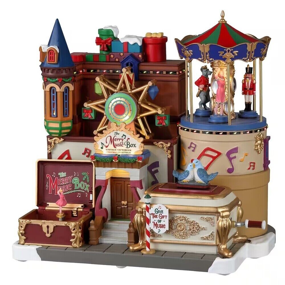 NEW 2023 LEMAX Christmas “THE MERRY MUSIC BOX” Michael’s Exclusive ~ Free Ship
