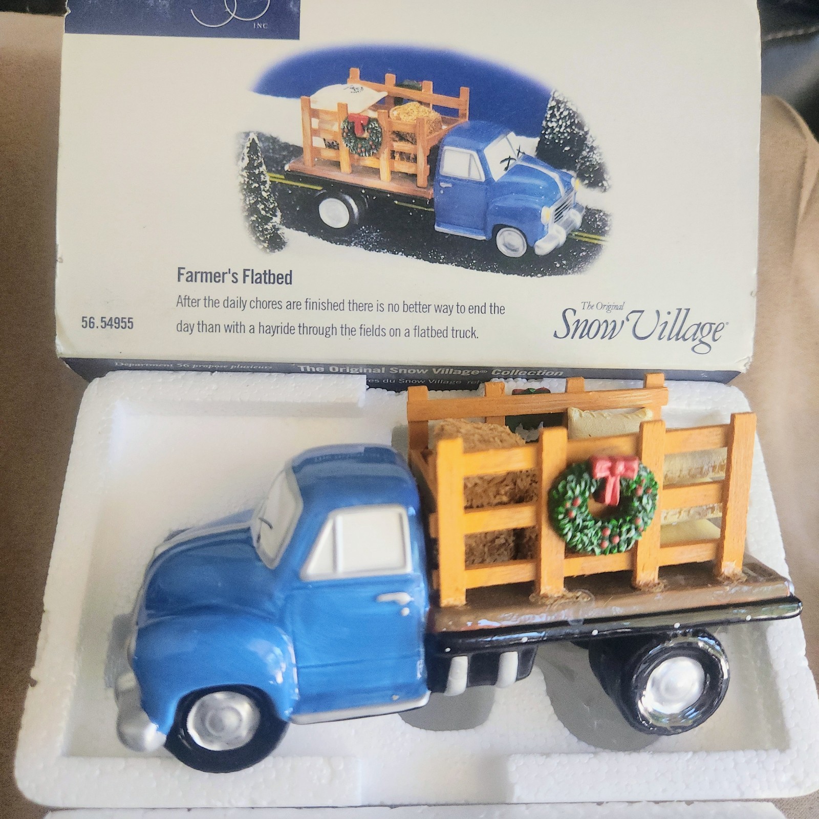 Farmer’s Flatbed 54955 Snow Village Department 56 -BUYER GUARANTEE