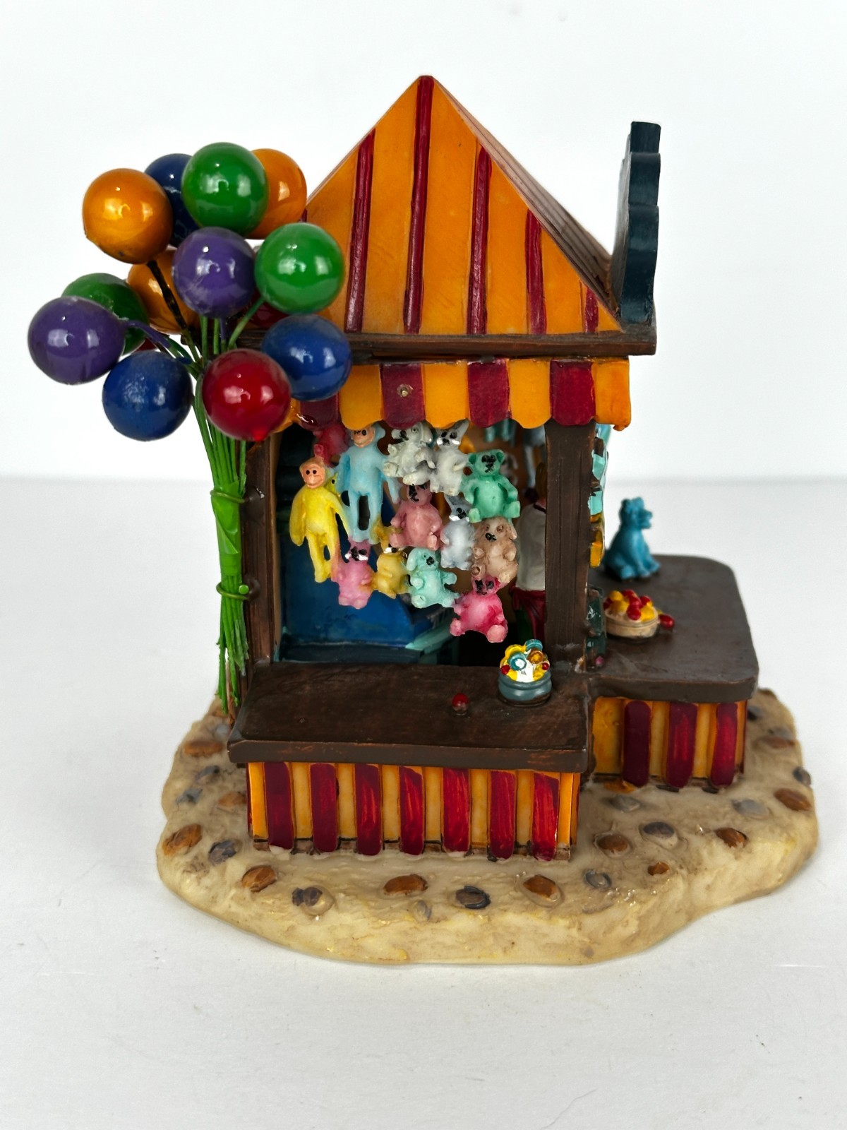 Lemax Carnival Krazy Crazy Cans Game Booth Circus Fair Festival