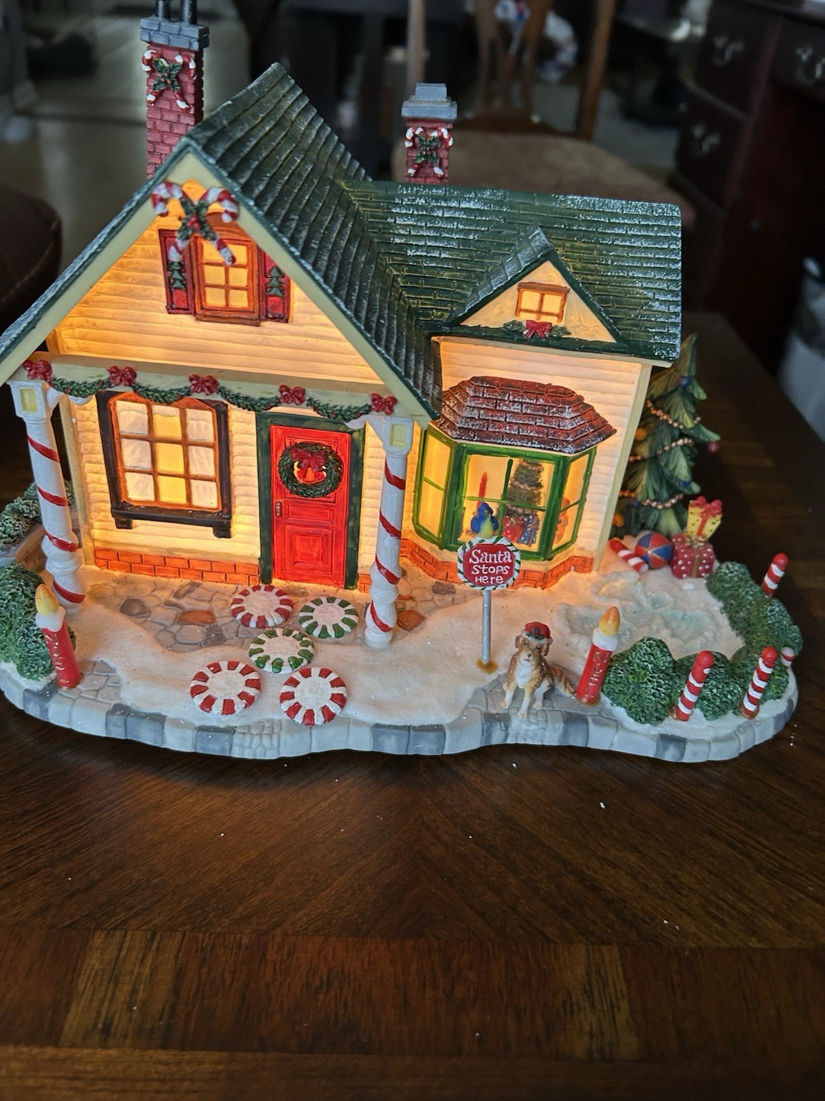 All Seasons Lighted House Decor Large O’ Well Sugarplum Valley
