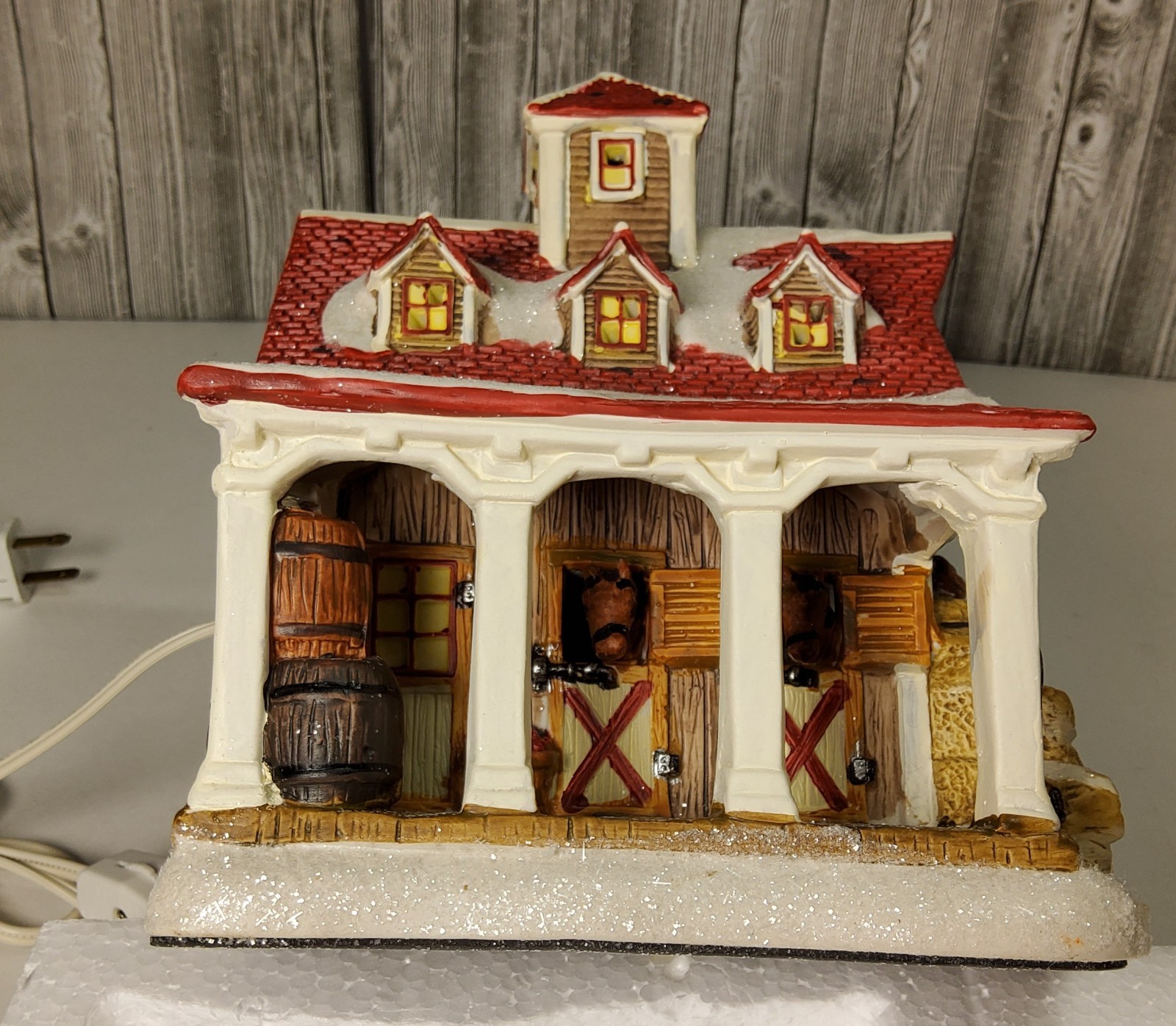 HOLIDAY INSPIRATIONS “STABLES” LIGHT UP HOUSE VILLAGE YEAR 2011