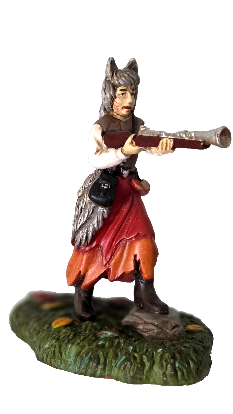 Dept 56 Halloween Werewolf Hunter Resin Figure Accessory 25th Anniversary