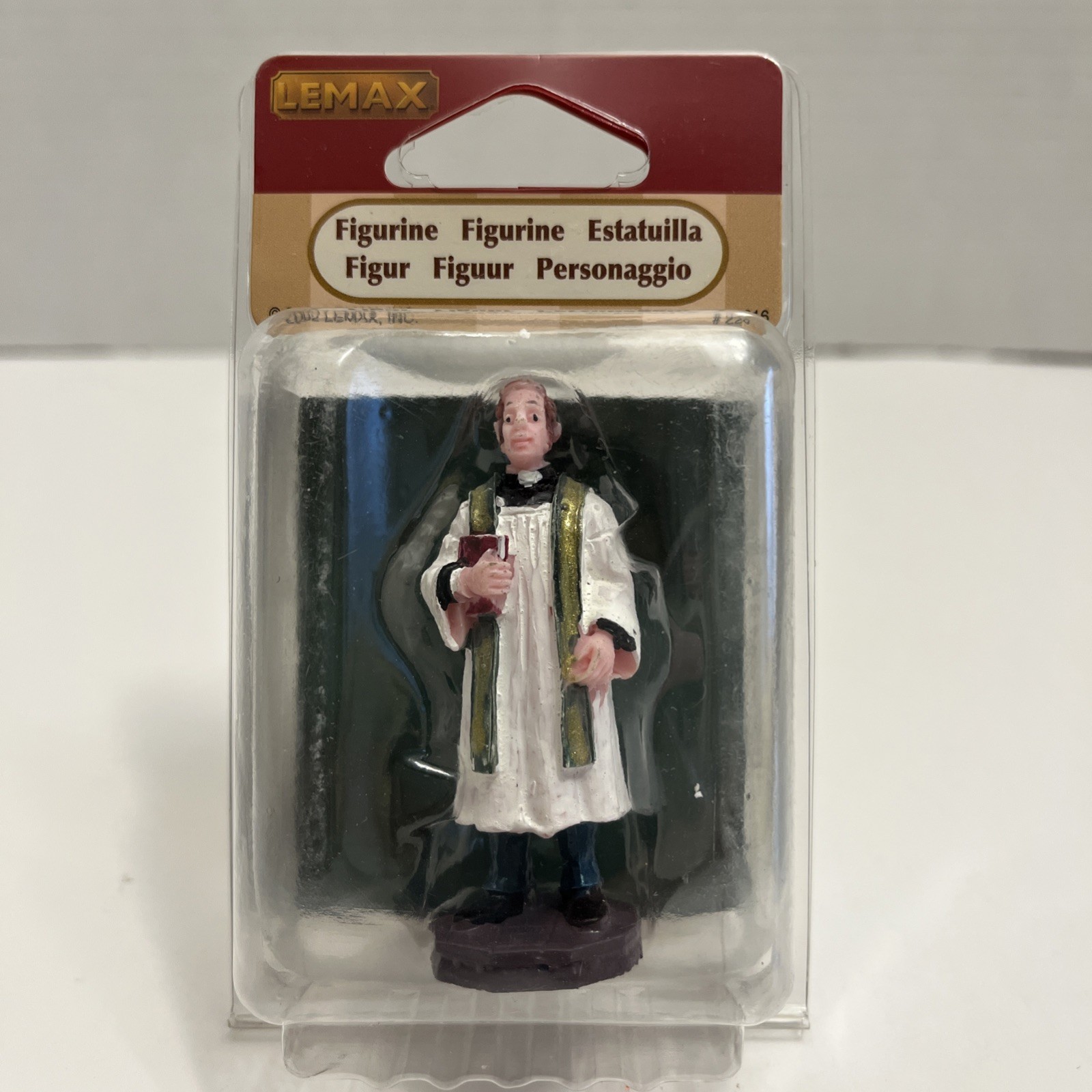Lemax Village Reverend Smythe #22616 NOS 2002