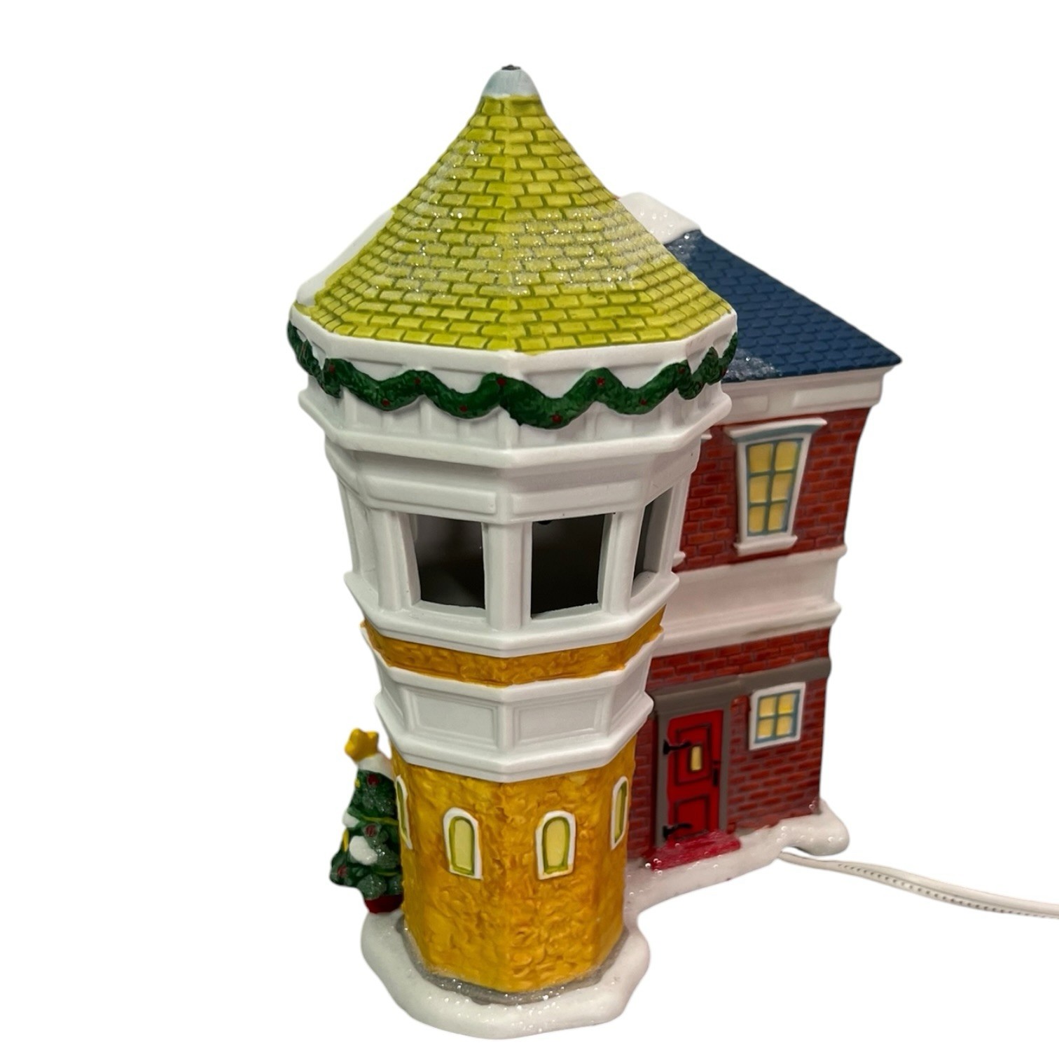 2011 Disney Department 56 Mickey’s Merry Christmas Village Donald’s Fire Station