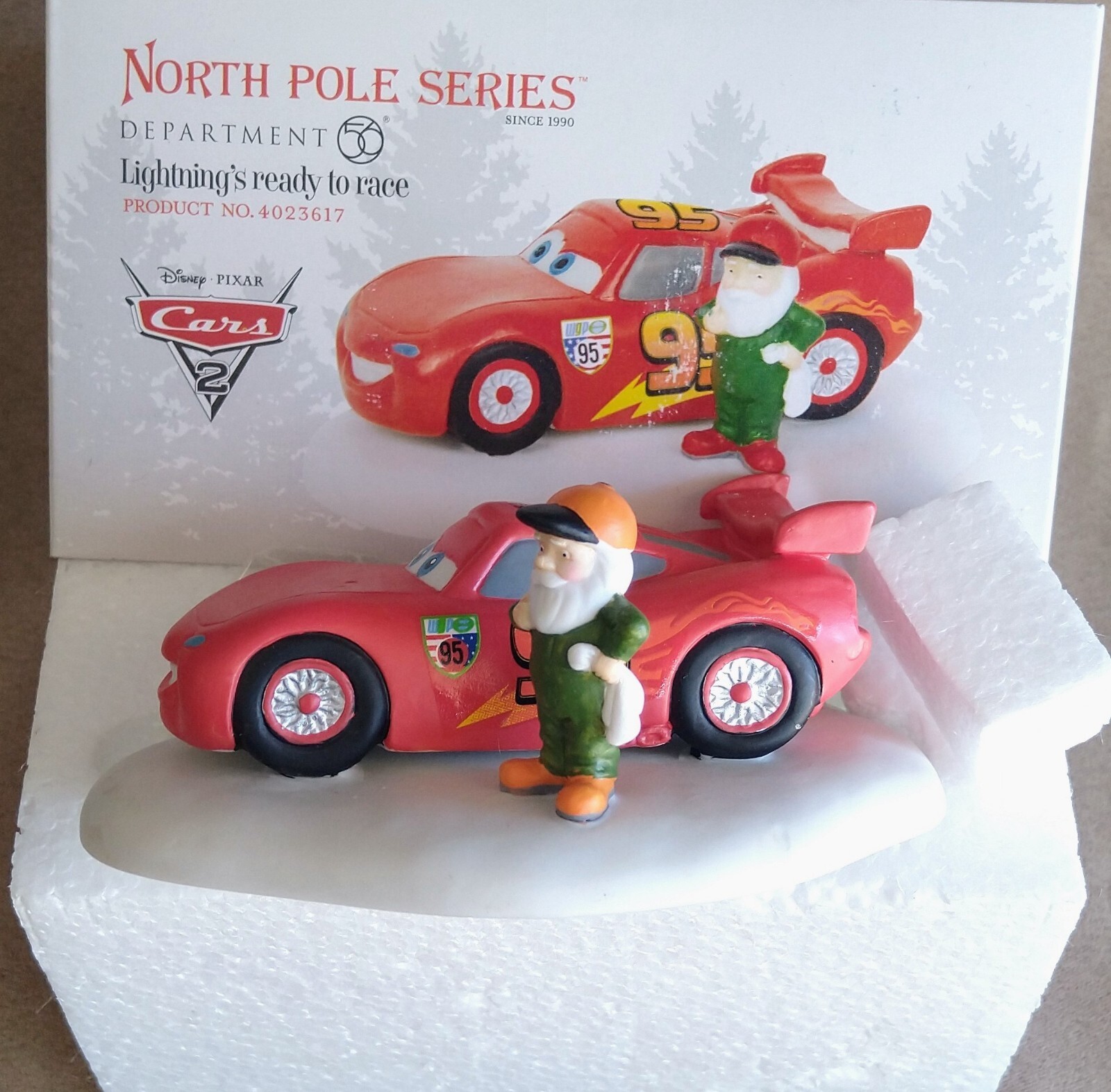 Lightning’s Ready to Race #4023617 Disney Dept 56 North Pole – BUYER GUARANTEE