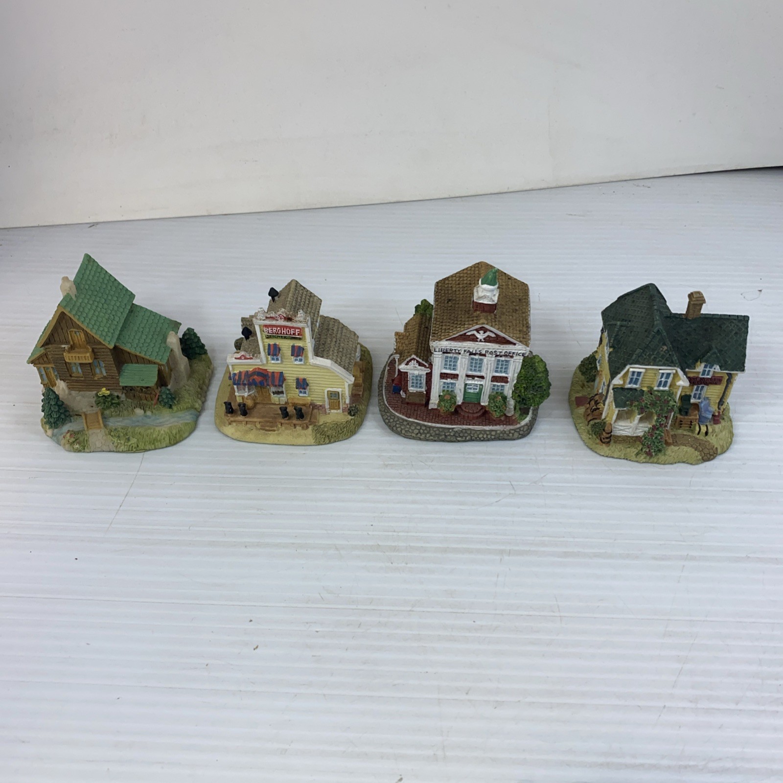 international Resources MIXED LOT OF 4 Antiques Post Office Cabin Butcher