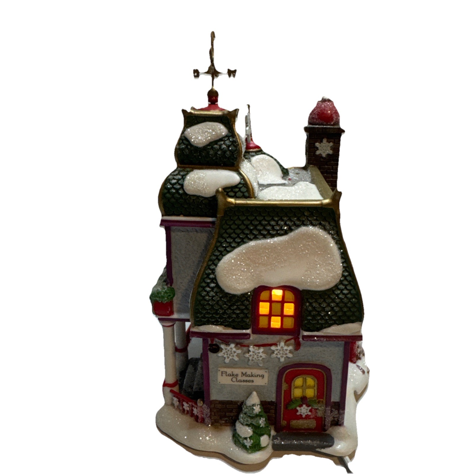 Department 56 Exclusive Special Edition Santa’s Paper Snowflake Studio #56956