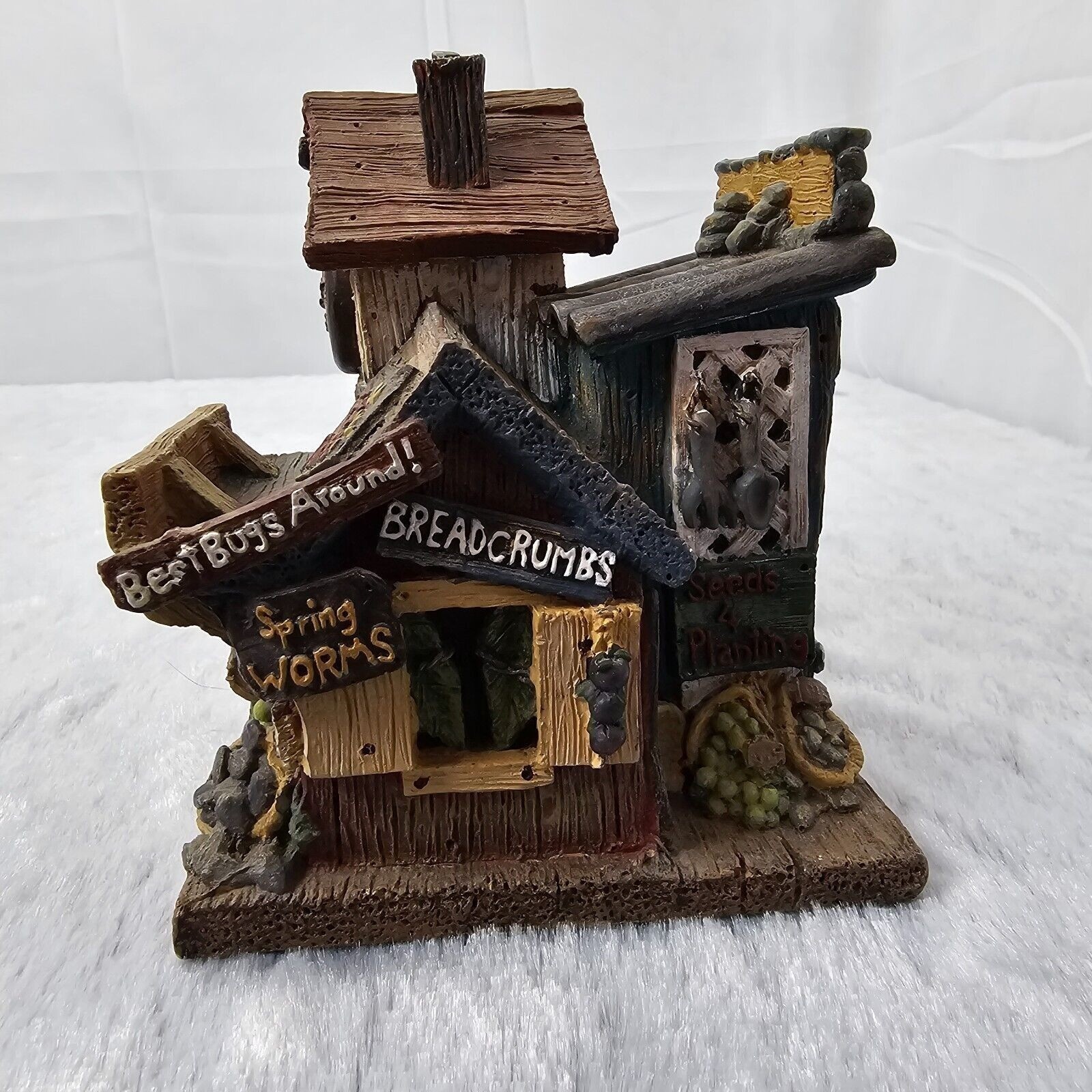 Boyds Bears Cottages Set of 2 4.5×7 Magpie Market Garden Shop Motel Hardware