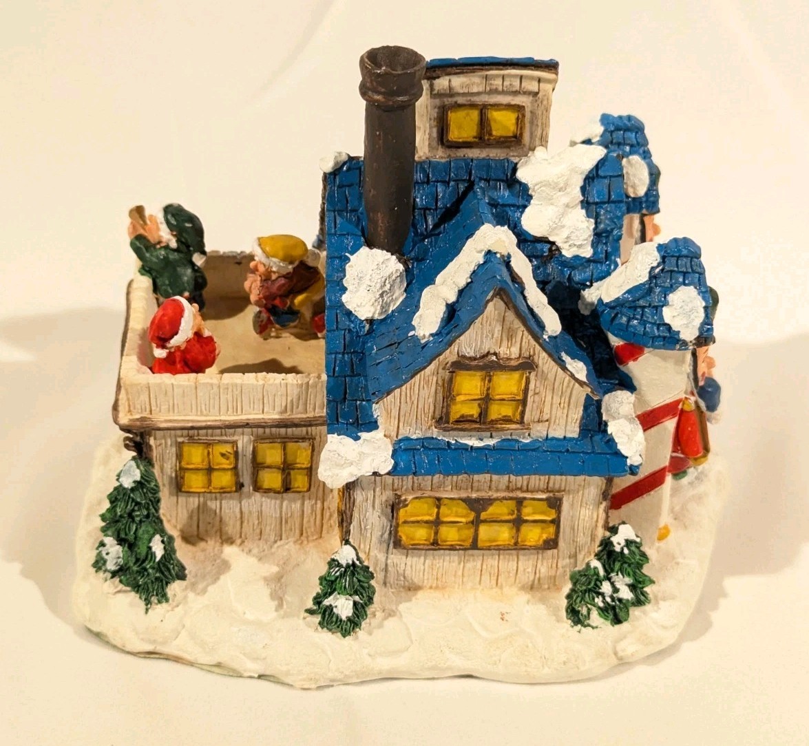 Vtg Santa’s Town At The North Pole Toy Works ST07 In Original Box 1995