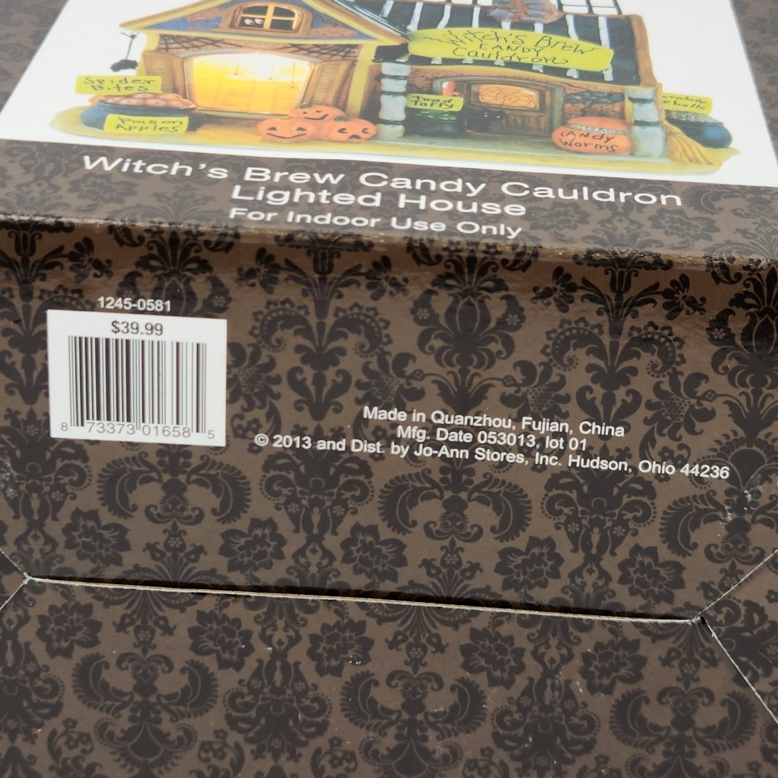 Holiday Inspirations Witch’s Brew Candy Cauldron Susan Winget 2013 No Light