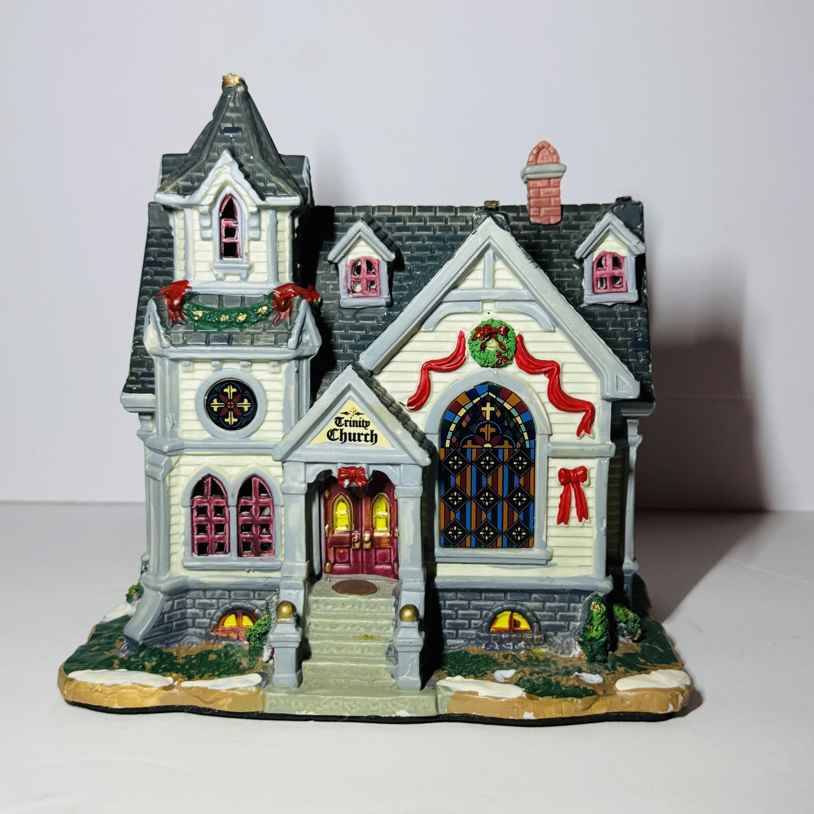 2008 Carole Towne Collection Holiday Music & Lights “Trinity Church” Tested Read