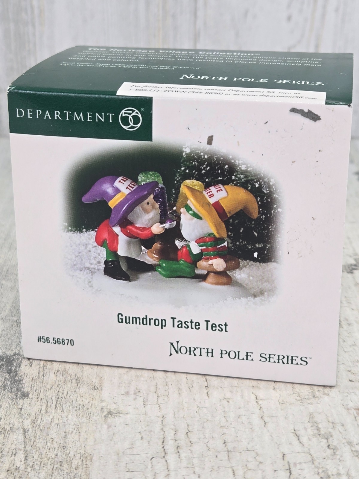 Department 56 Gumdrop Taste Test North Pole Series 56.56870