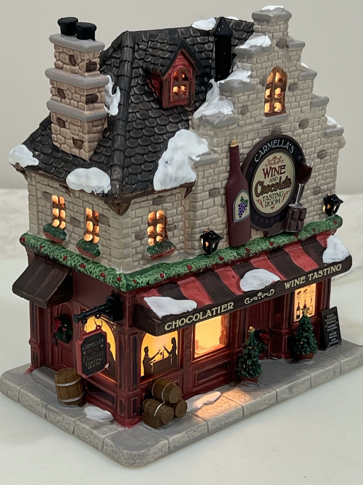 Lemax “Carmella’s Wine And Chocolate Tasting Room” 2023 Excellent Condition !