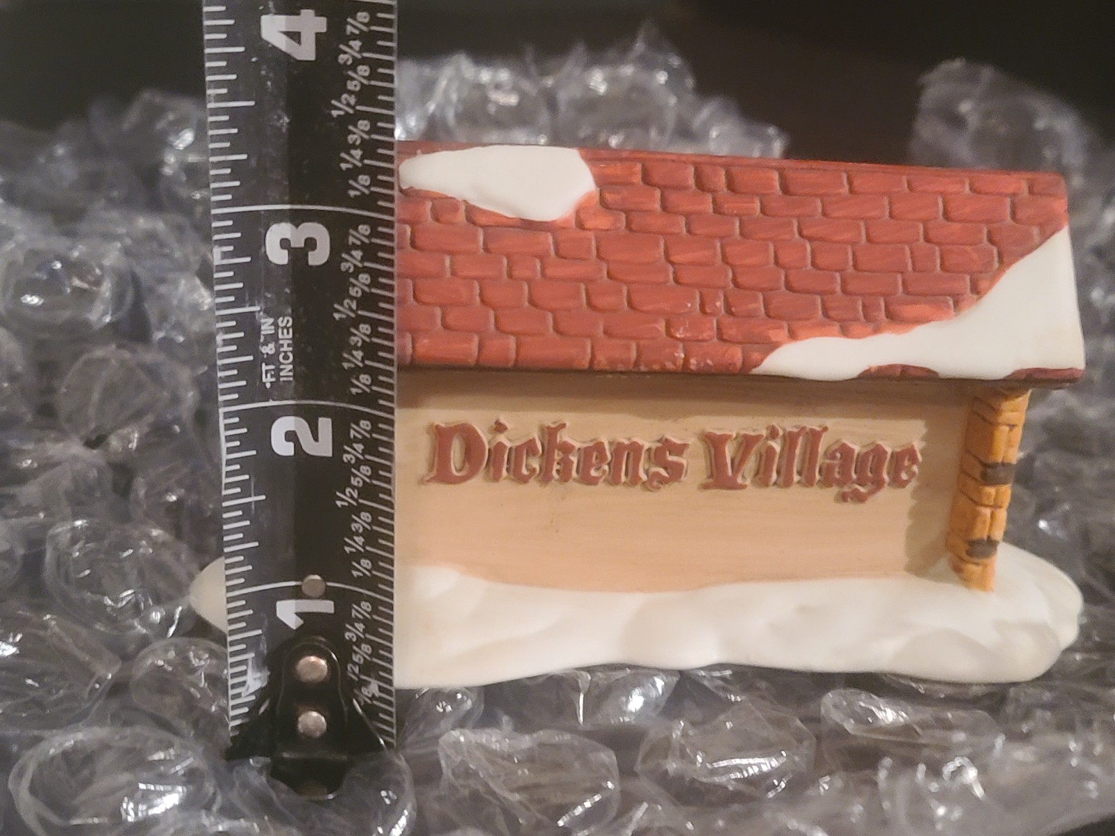 Dept 56 Dickens Village – Dickens Village Ceramic Sign – No Box – No Defects