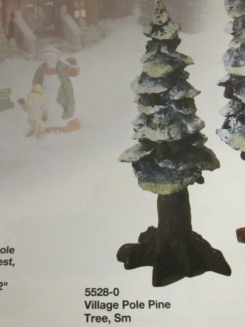 DEPT’56 VILLAGE 8″ POLE PINE TREE #5528-0 BRAND NEW IN BOX