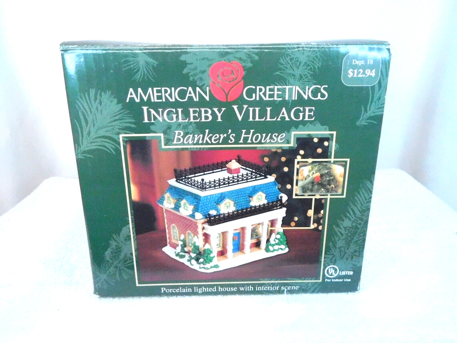 American Greeting Ingleby Village in Bankers House 9″ x 8″ x 8″