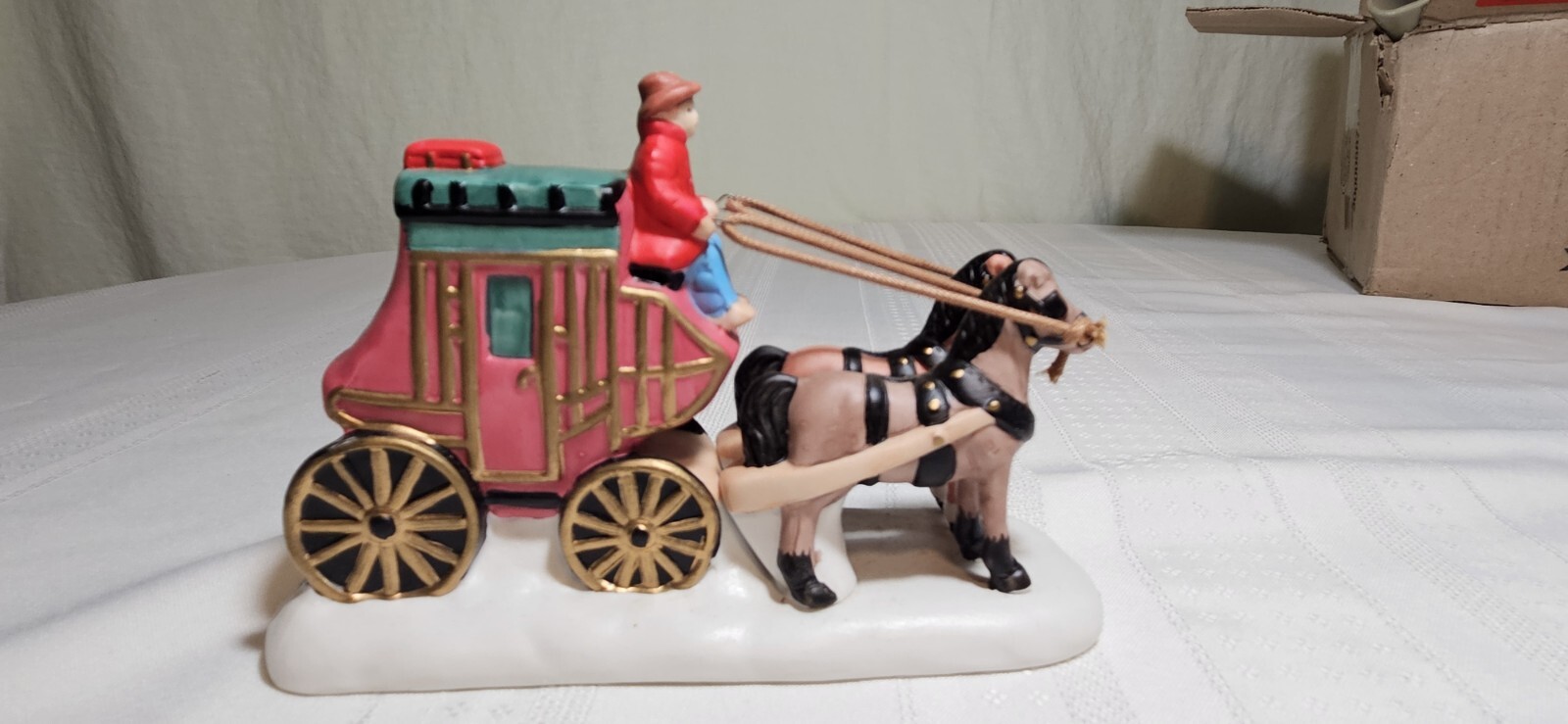 Christmad Valley Bringing in the Timbers Stage Coach